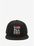 Anime All Day Snapback Hat, , alternate