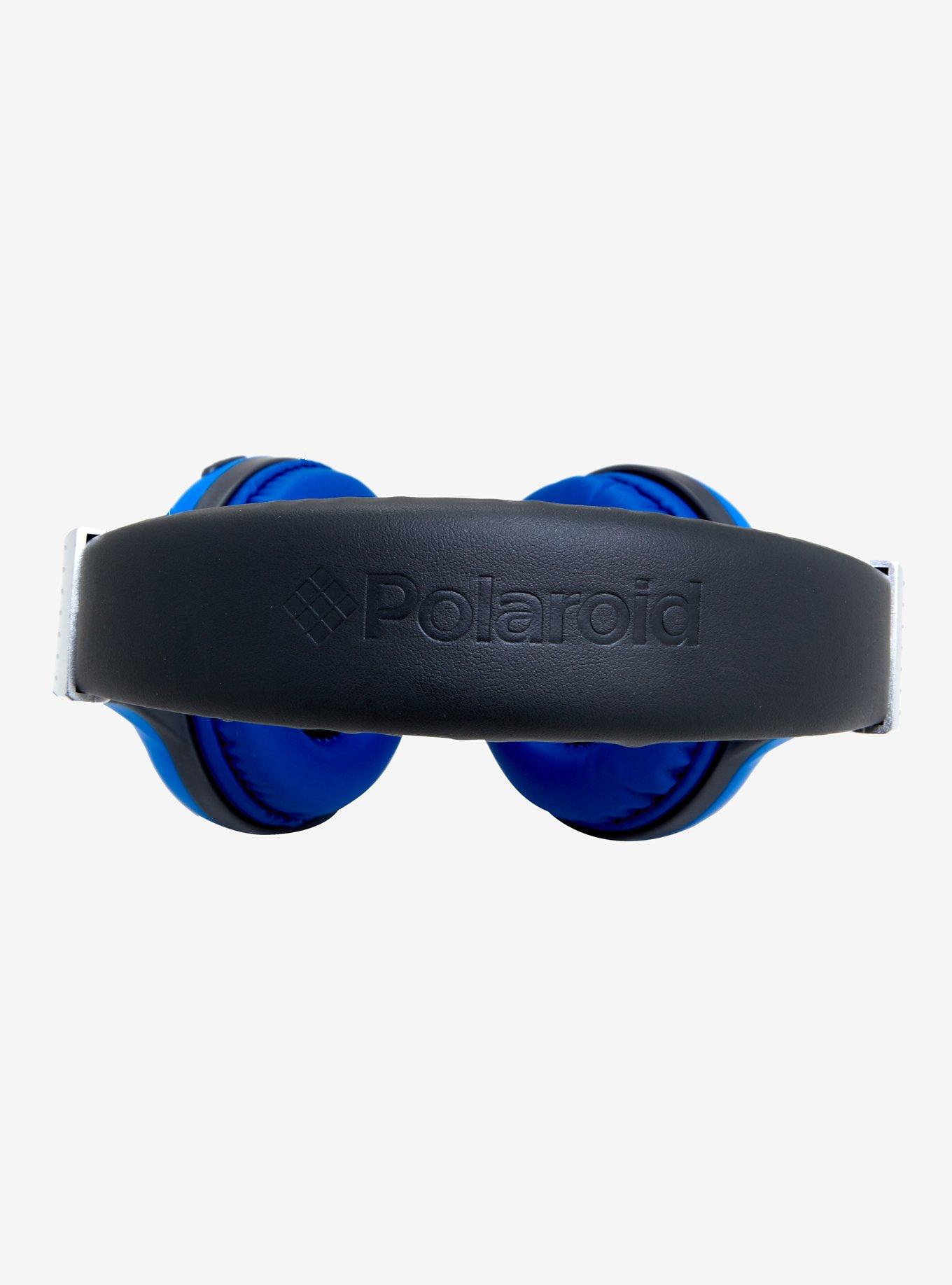Polaroid Blue Bluetooth Headphones, , alternate