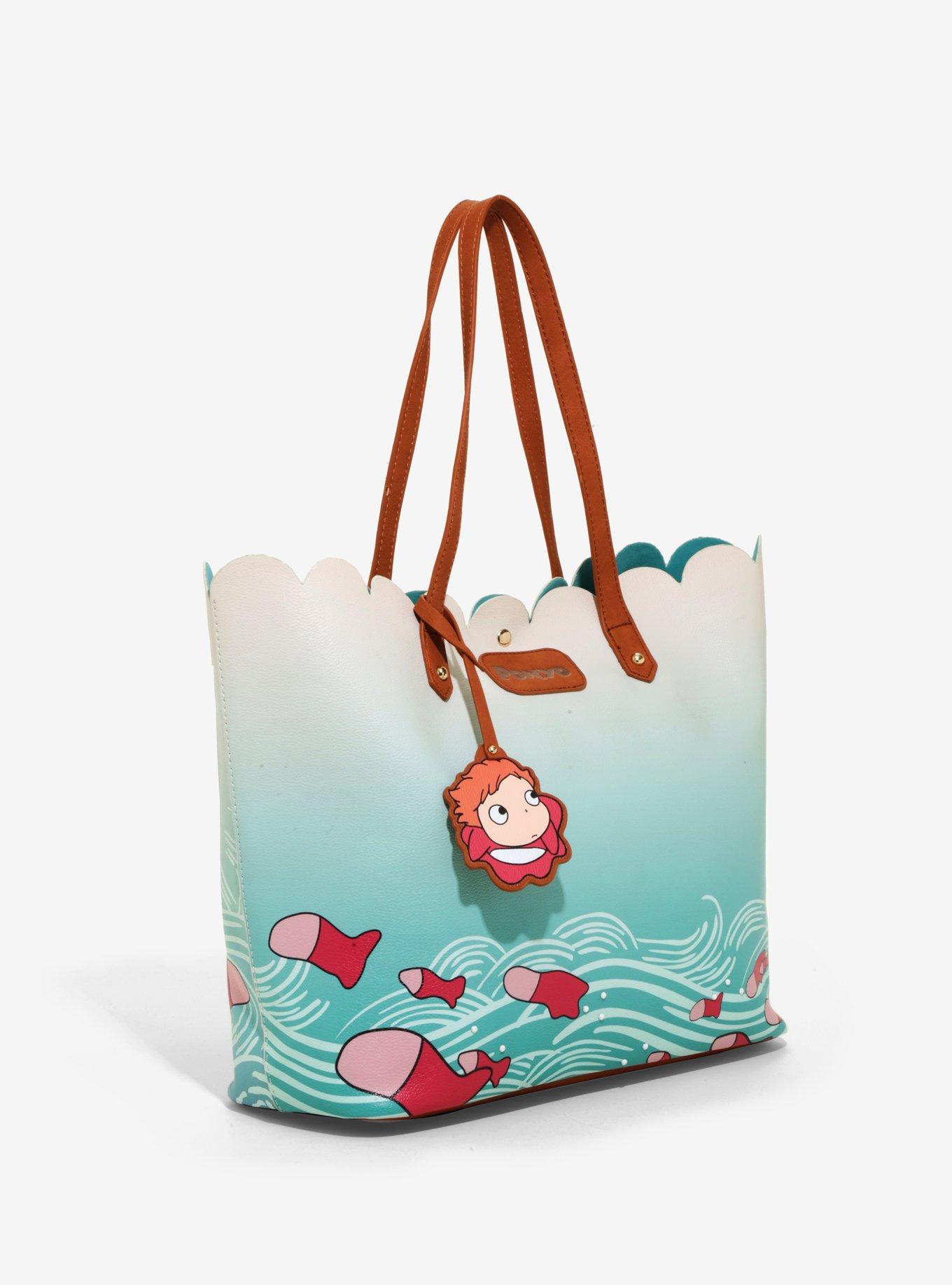 Studio Ghibli Ponyo Wave Tote Bag, , alternate