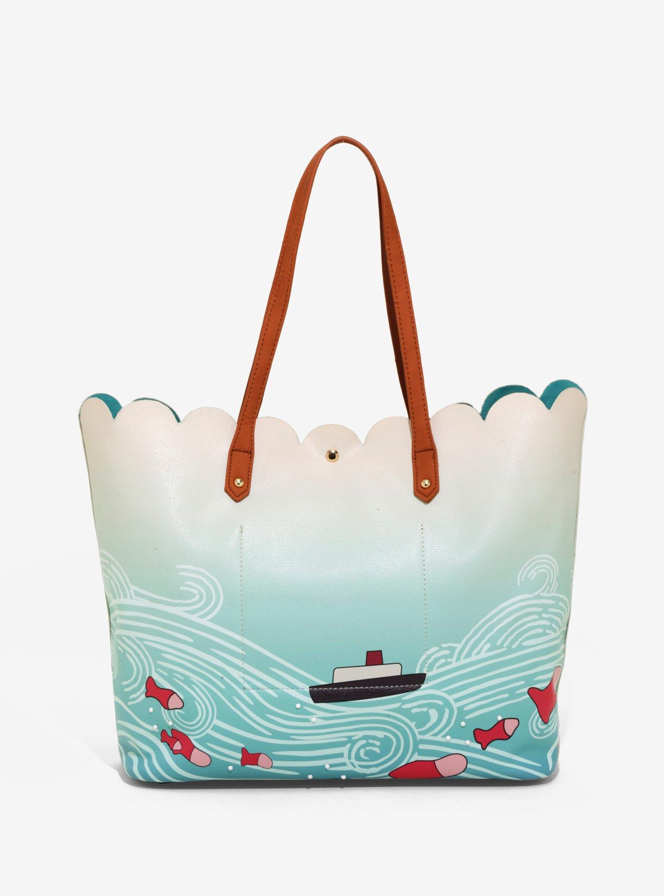 Studio Ghibli Ponyo Wave Tote Bag, , alternate