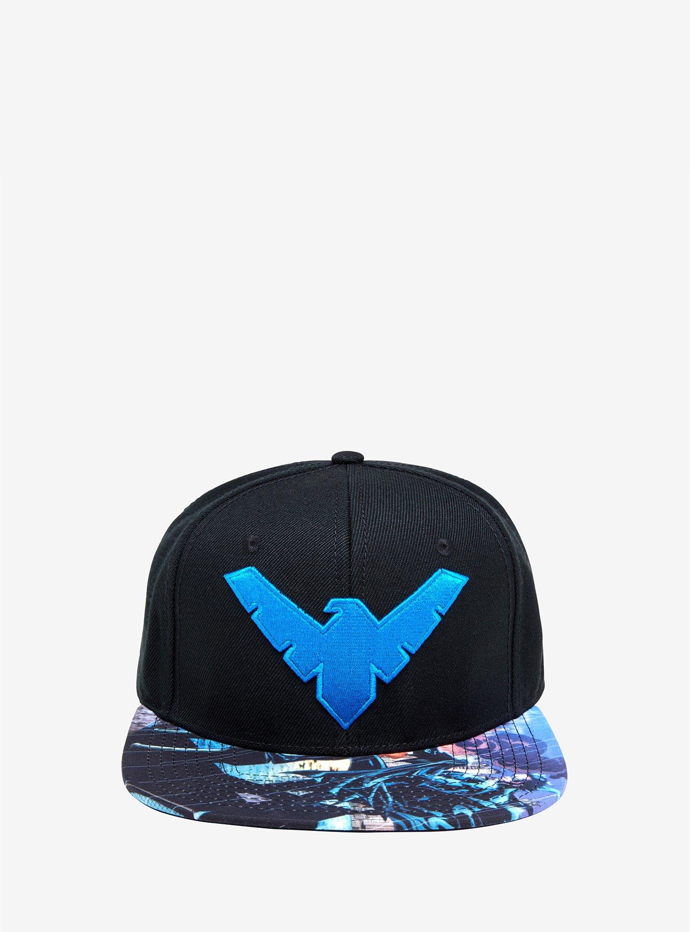 DC Comics Nightwing Sublimated Snapback Hat, , alternate