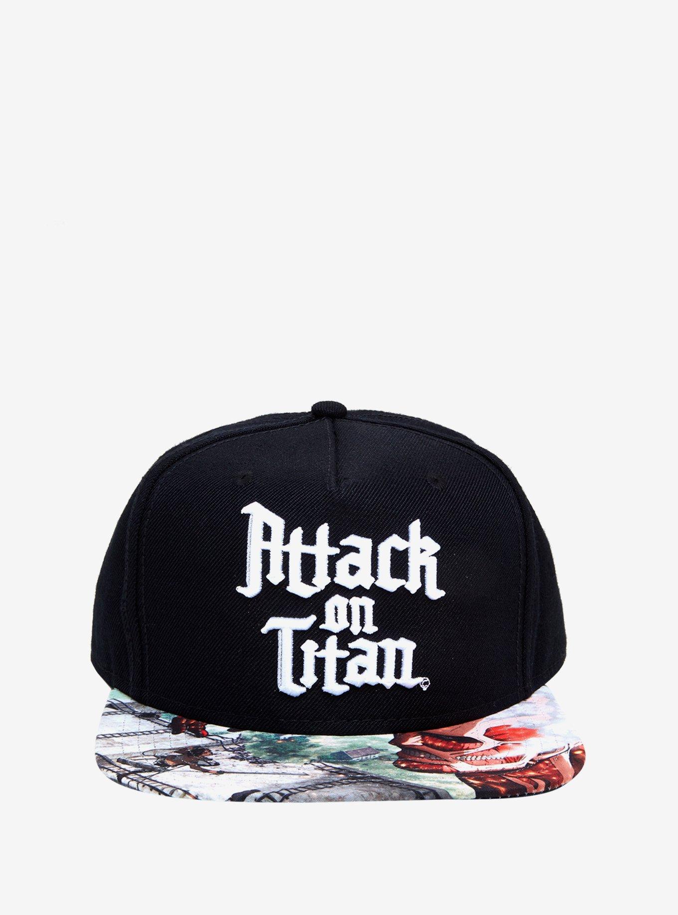 Attack On Titan Colossus Snapback Hat, , alternate