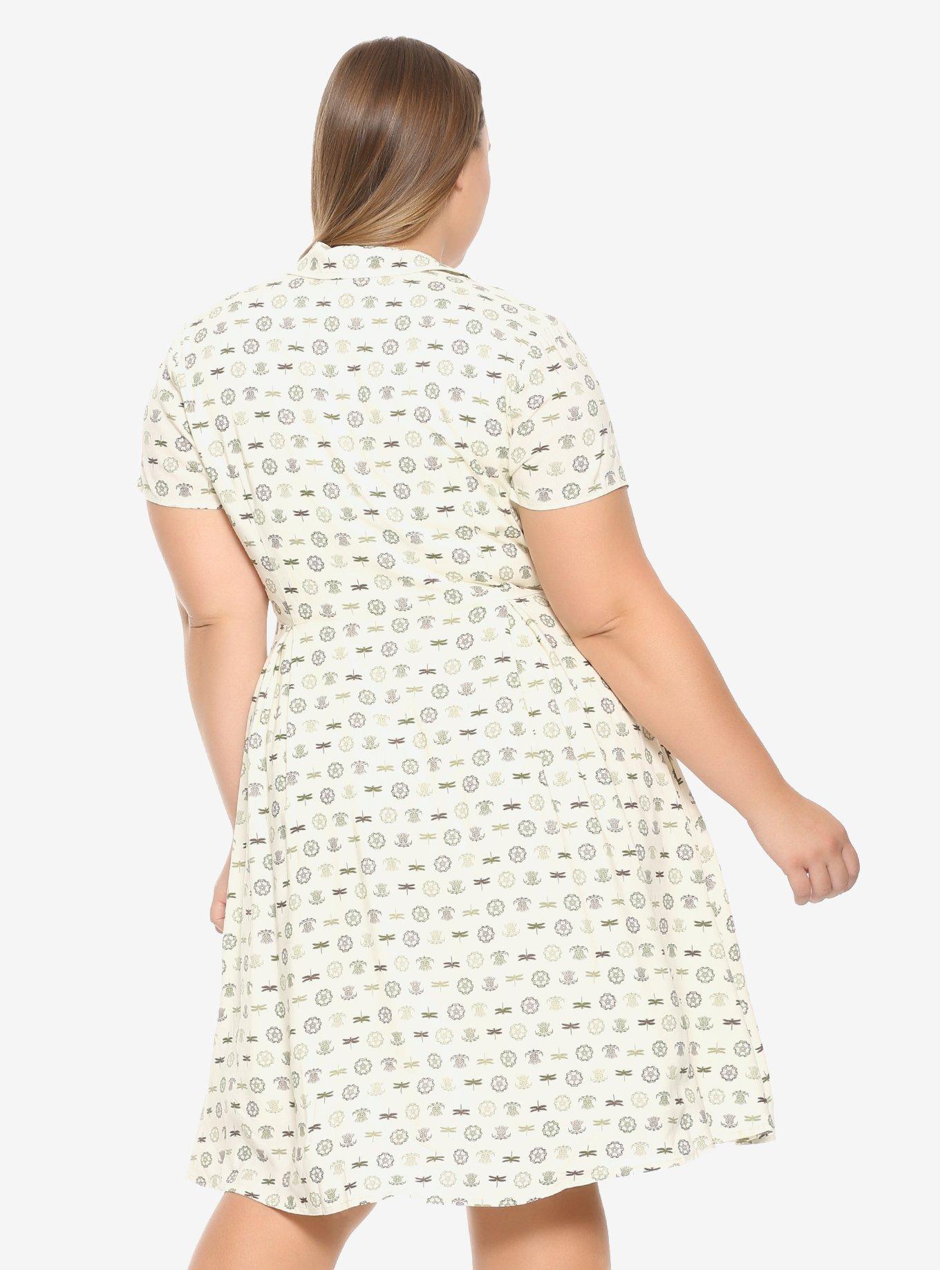 Outlander 1940s Shirt Dress Plus Size Hot Topic Exclusive, , alternate