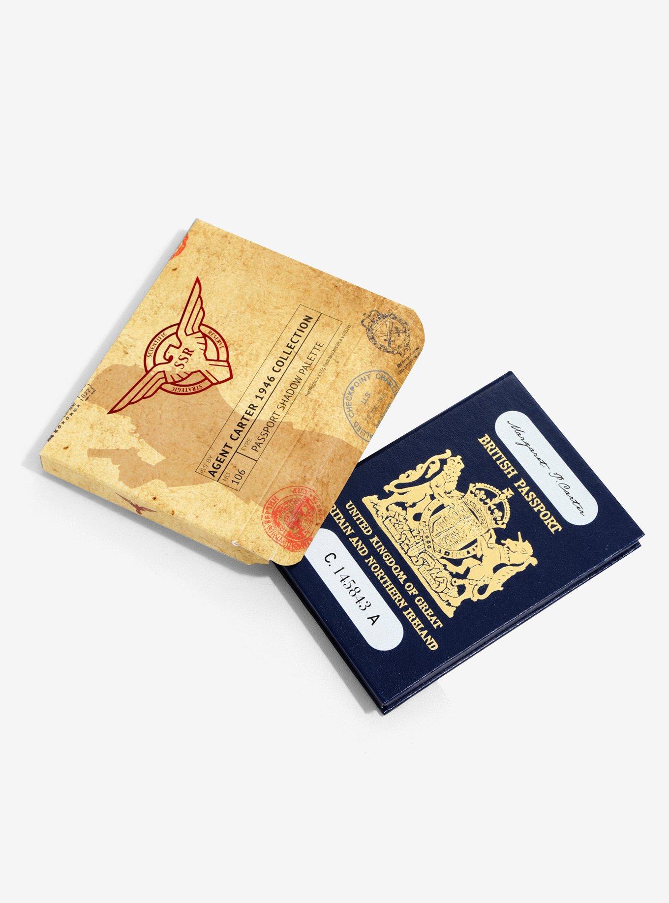 Besame Cosmetics Marvel Agent Carter Passport Shadow Palette, , alternate