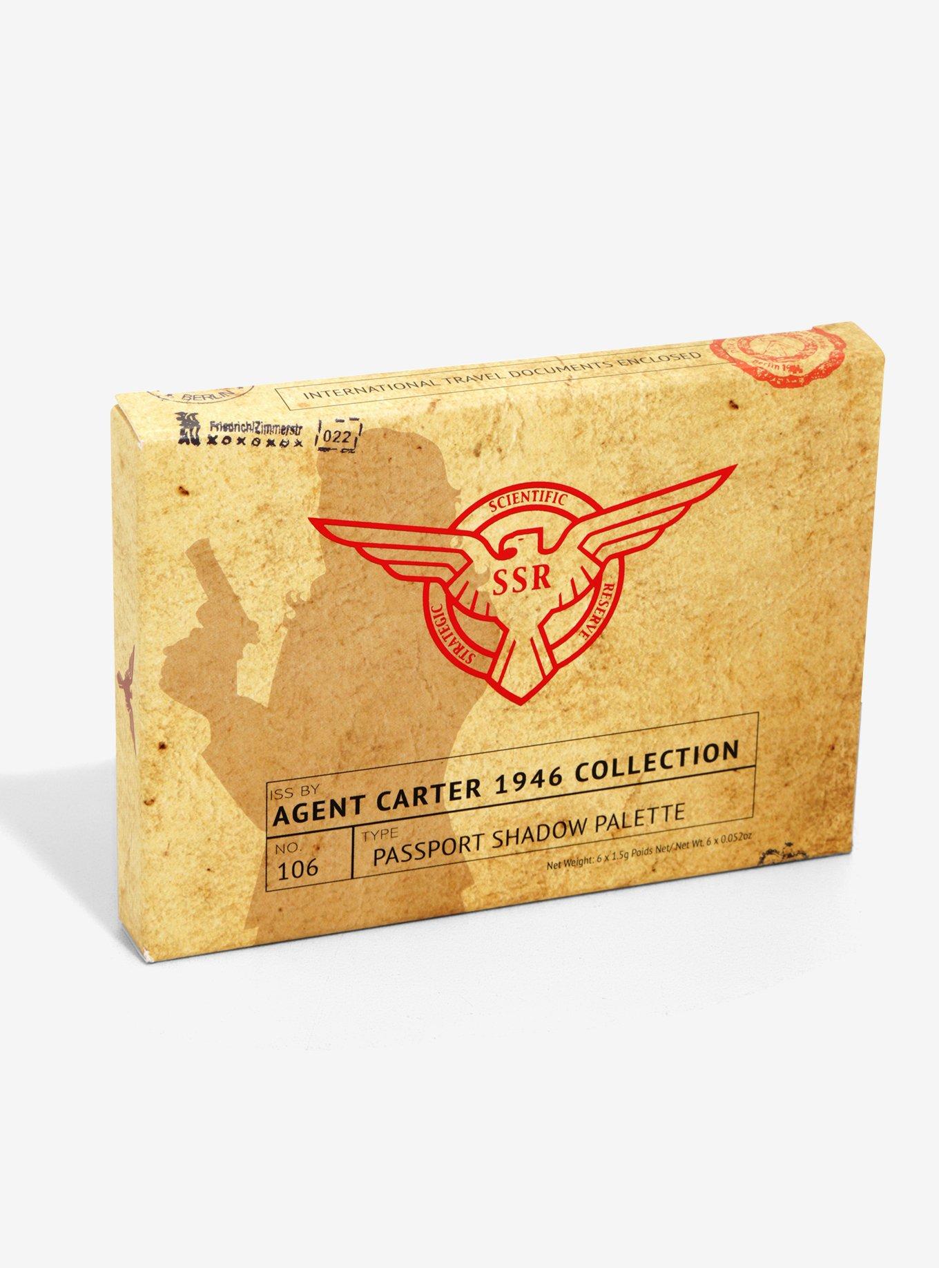 Besame Cosmetics Marvel Agent Carter Passport Shadow Palette, , alternate