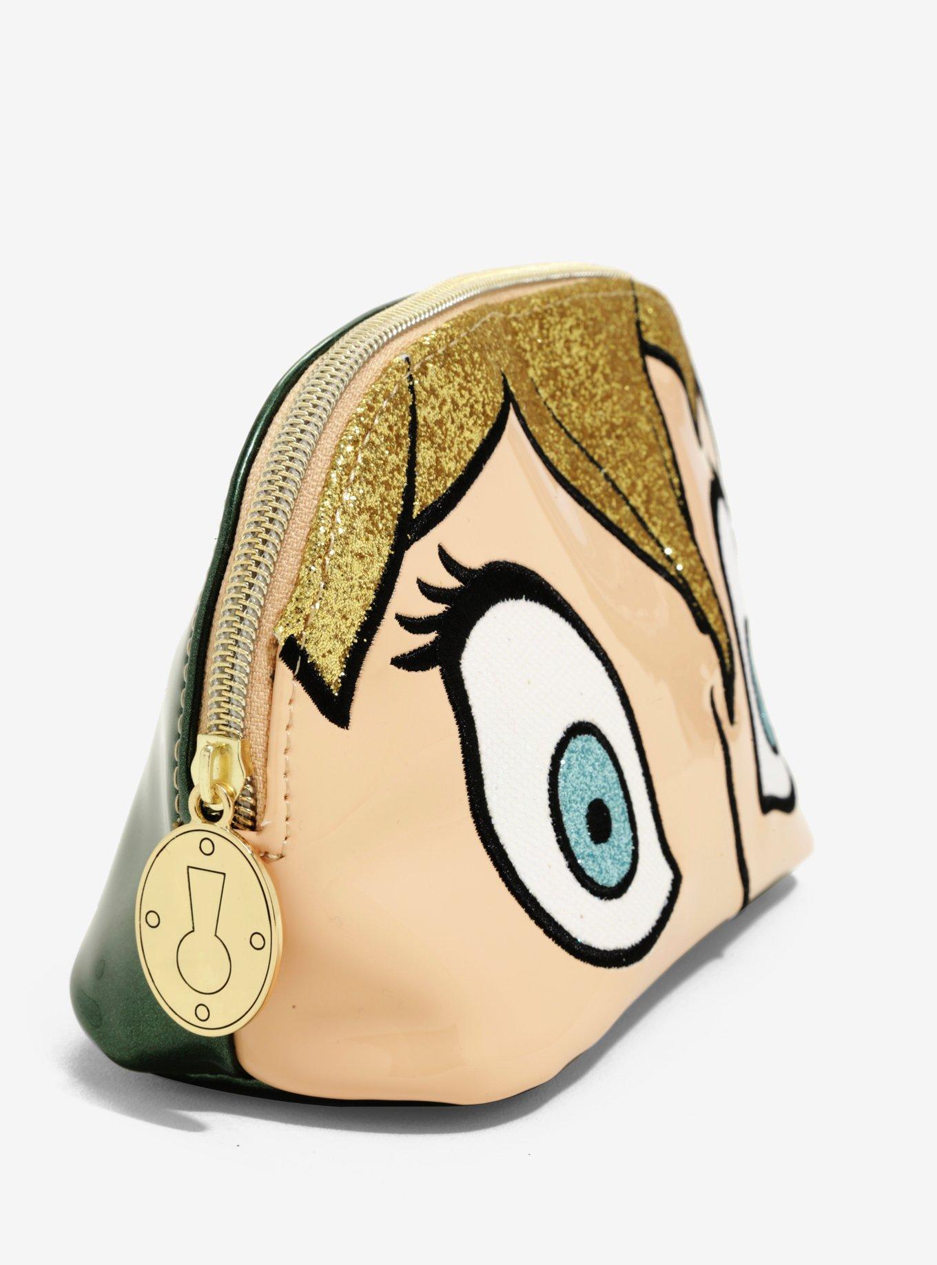 Danielle Nicole Disney Tinker Bell Eyes Makeup Bag, , alternate