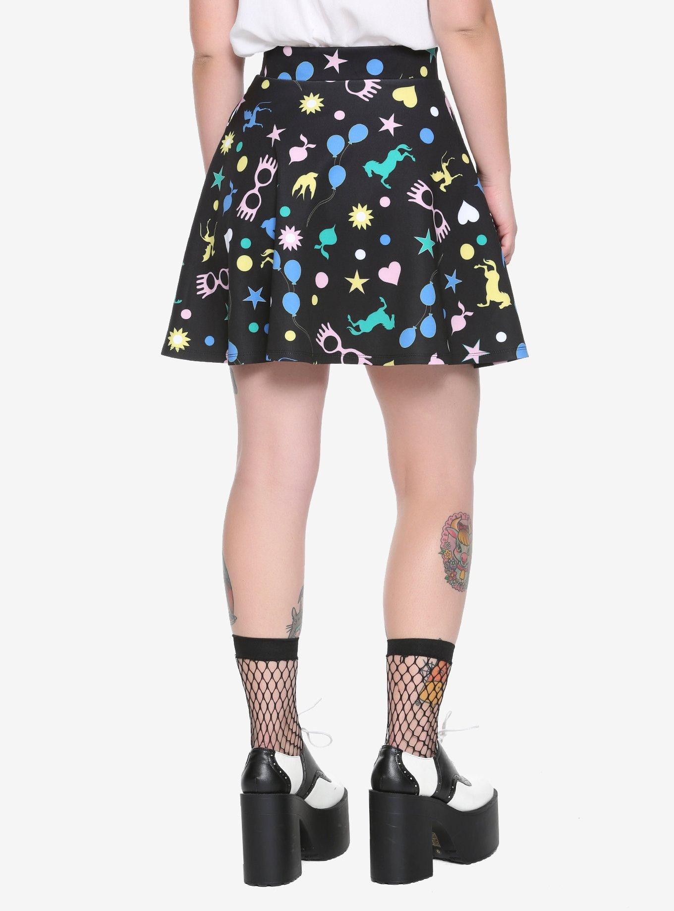 Harry Potter Luna Lovegood Icon Skater Skirt, , alternate