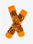 Dragon Ball Z Orange Crew Socks, , alternate