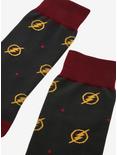 DC Comics The Flash Allover Print Dress Socks, , alternate