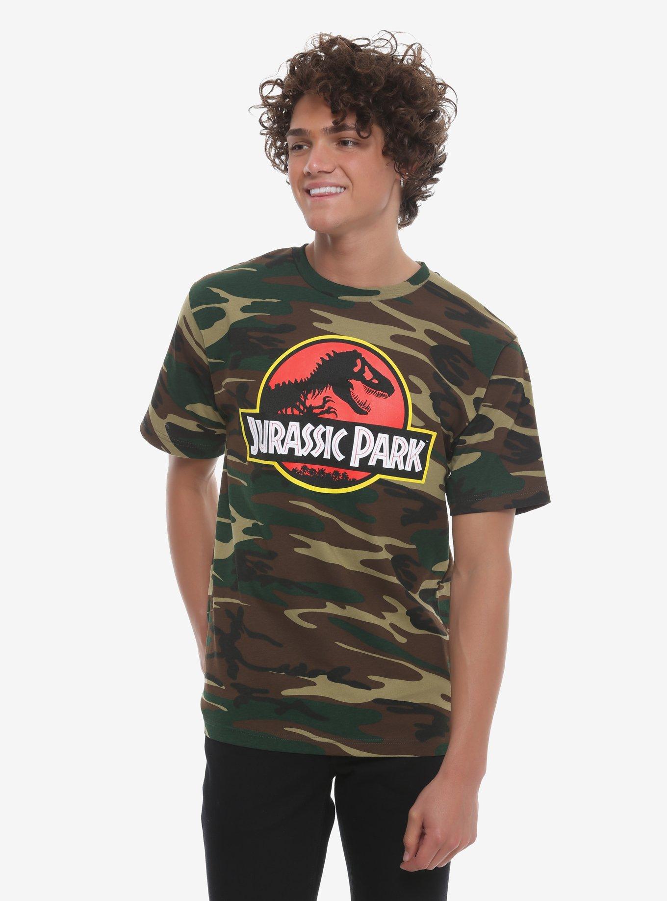 Jurassic Park Camo T-Shirt | Hot Topic