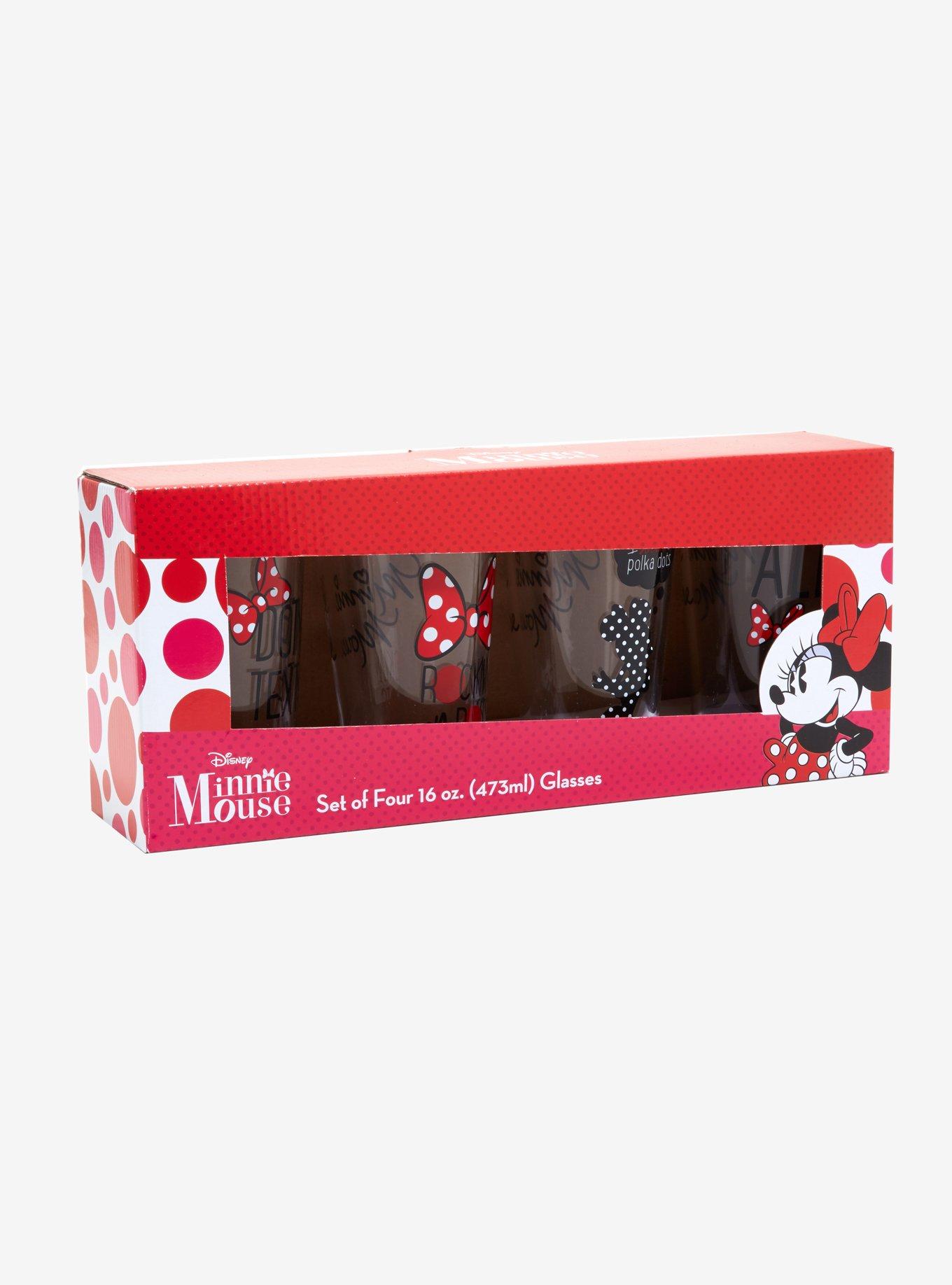 Disney Minnie Mouse Polka Dots Pint Glass Set, , alternate