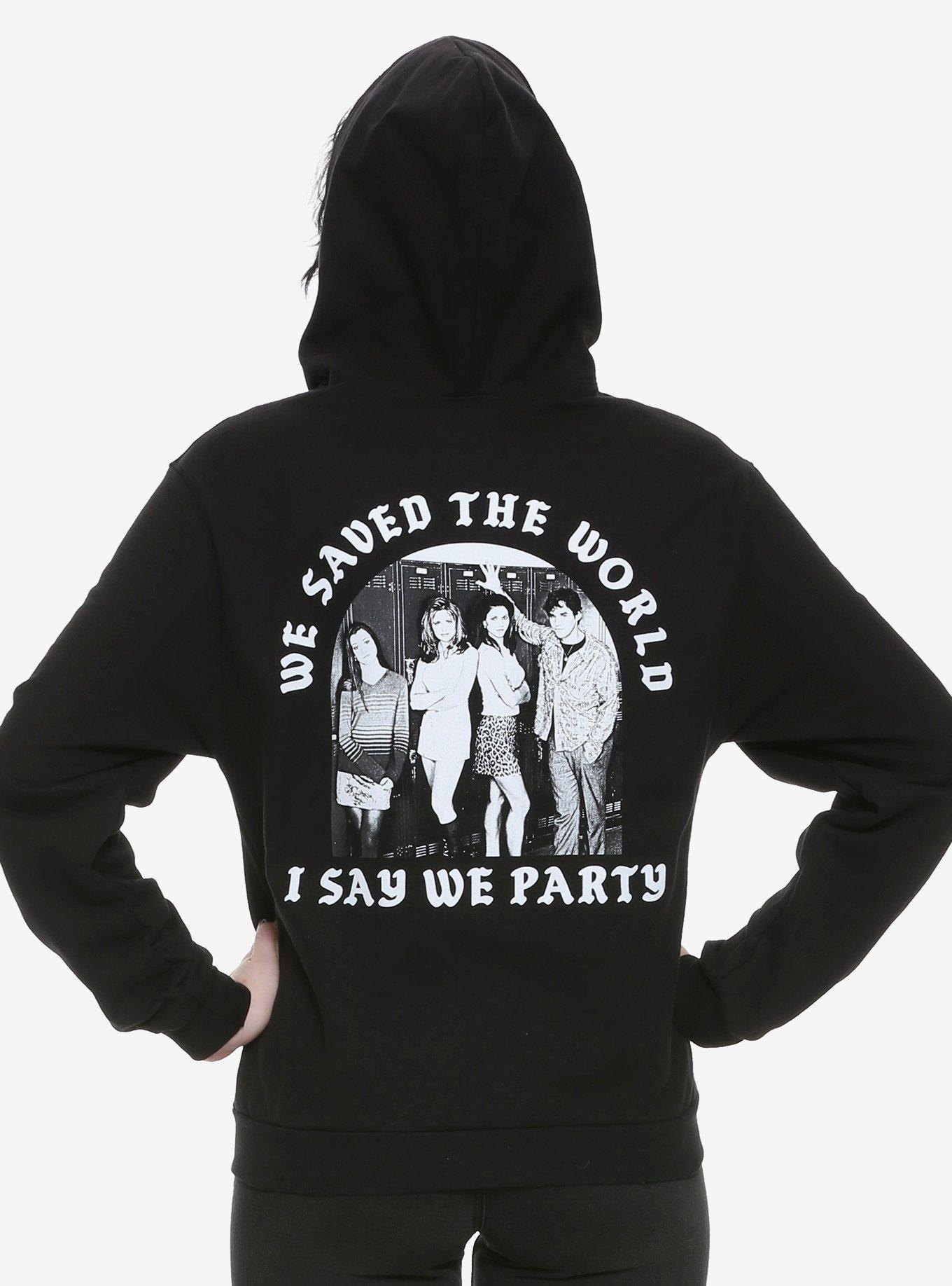 Buffy The Vampire Slayer Saved The World Girls Hoodie, , alternate