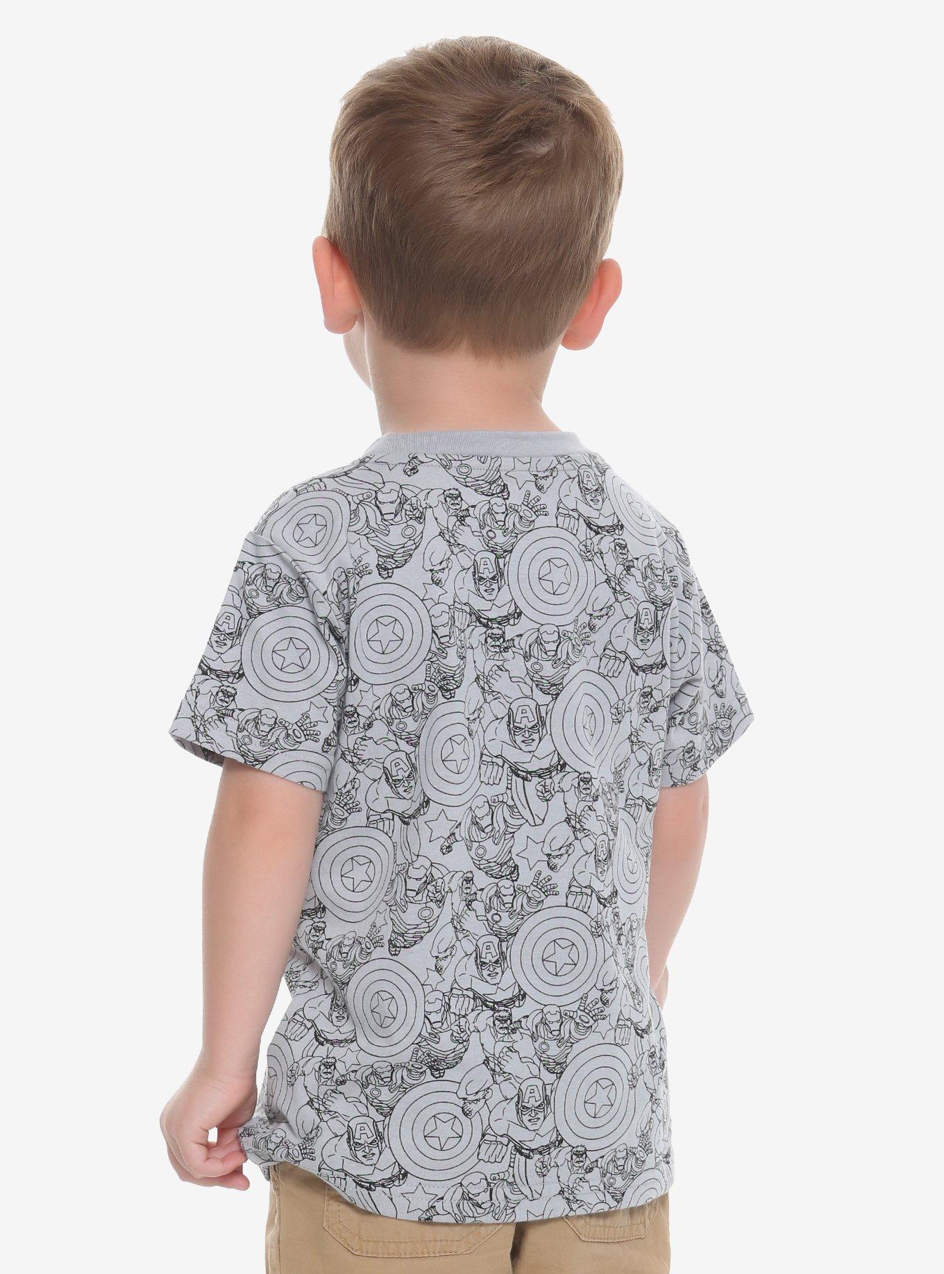 Marvel Captain America Assemble Toddler Tee, , alternate