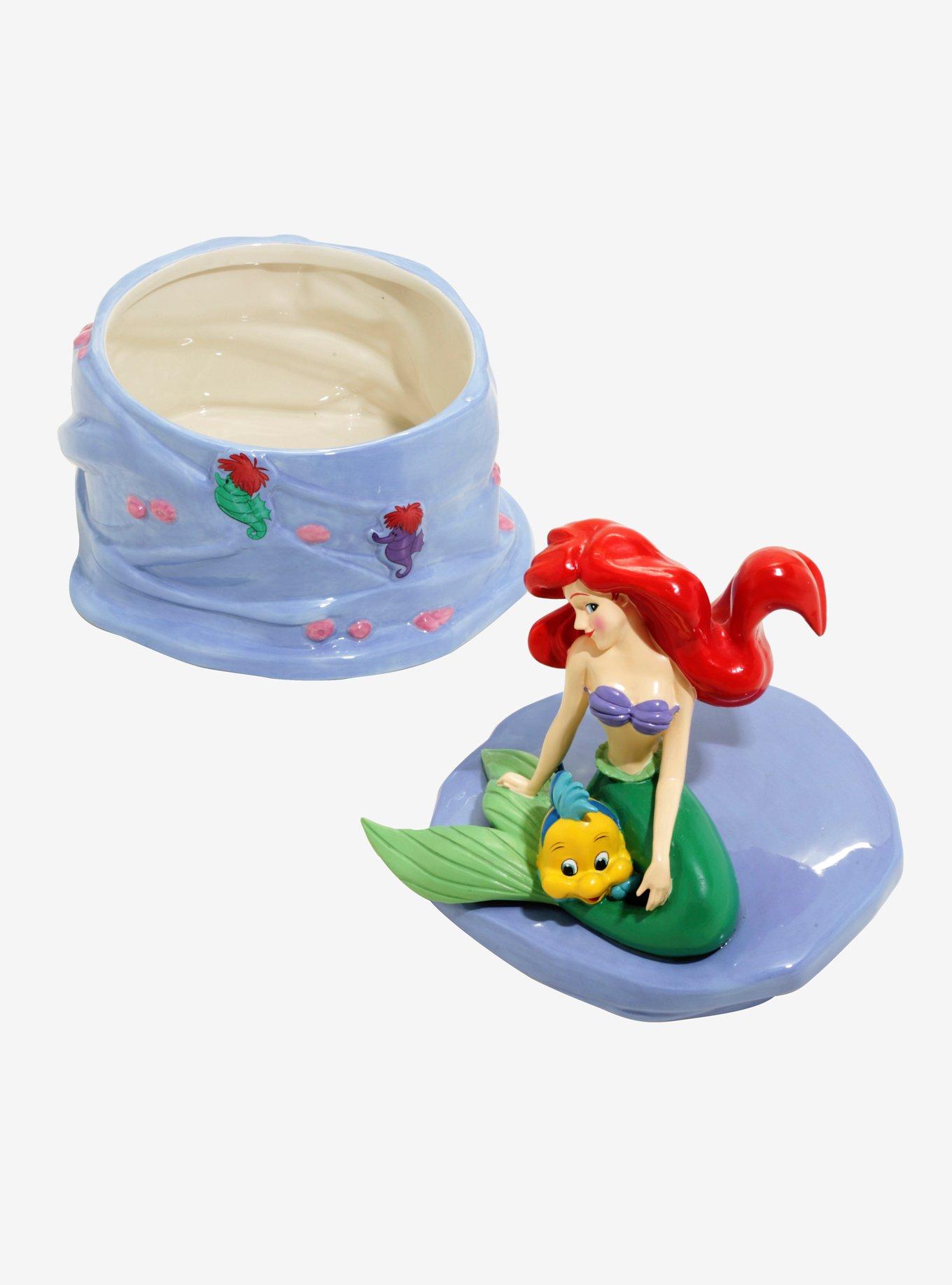 Disney The Little Mermaid Ariel & Flounder Cookie Jar, , alternate