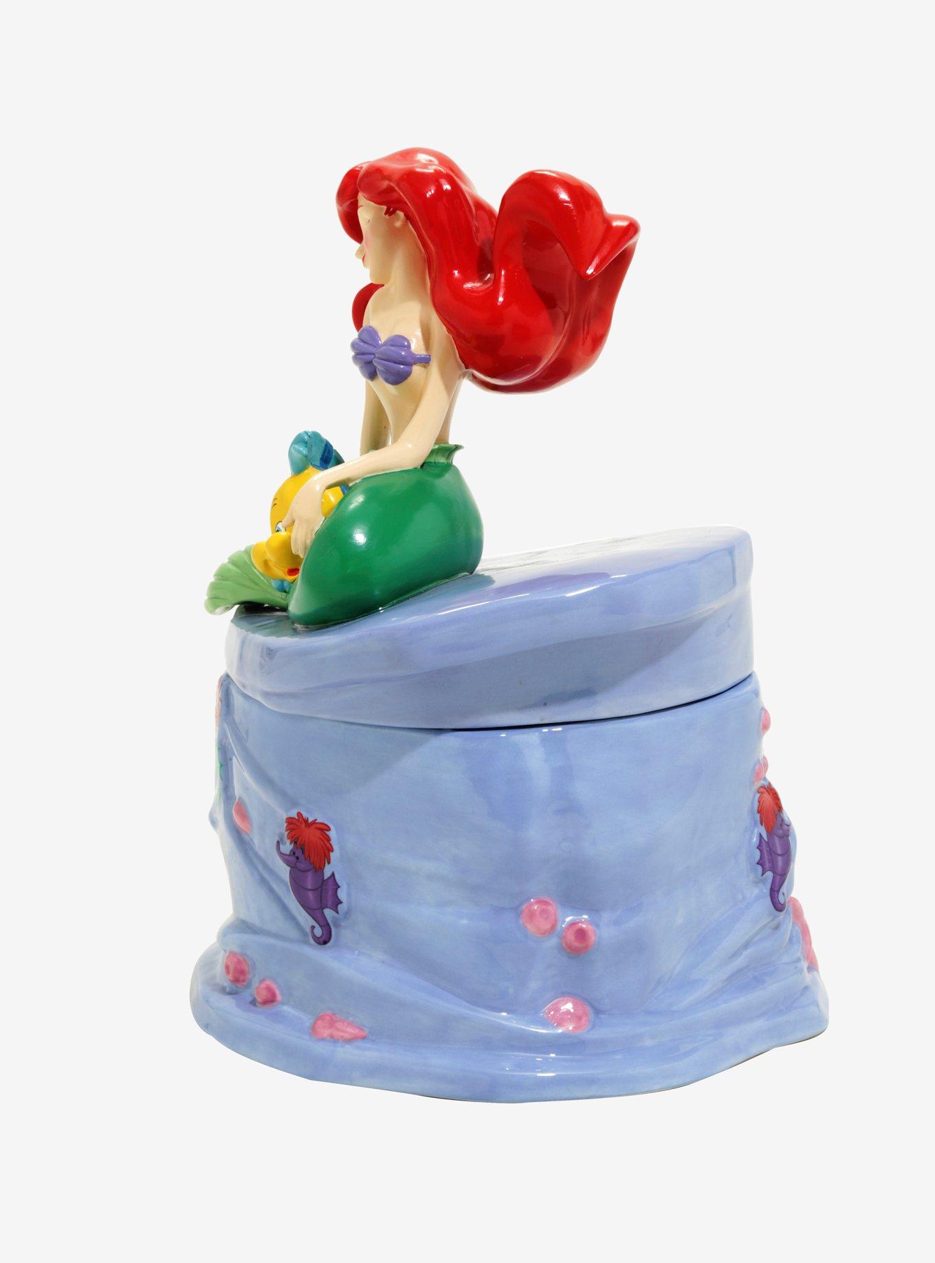 Disney The Little Mermaid Ariel & Flounder Cookie Jar, , alternate