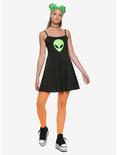 Alien Head Fit & Flare Dress, , alternate