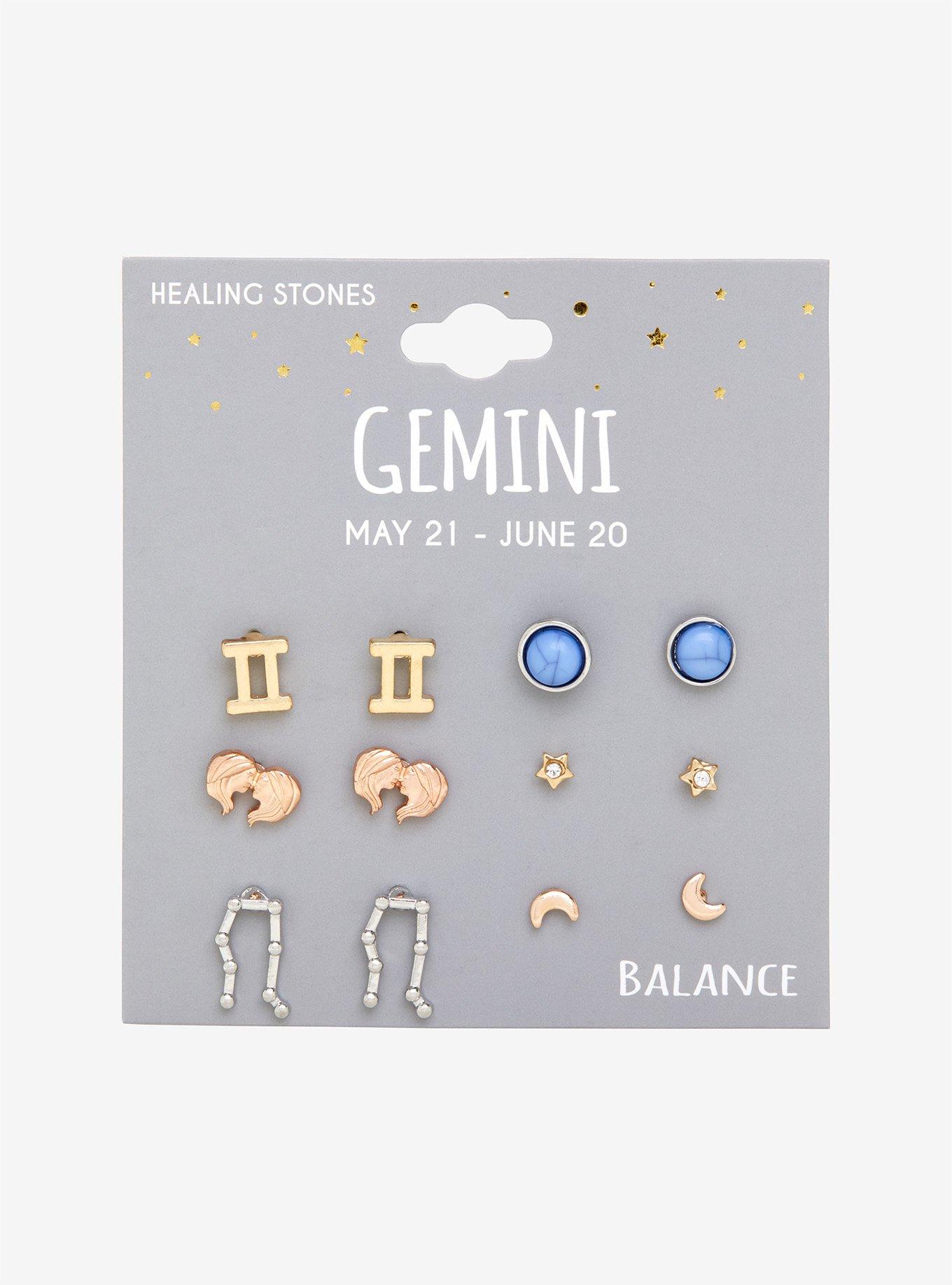 Gemini Balance Earring Set, , alternate