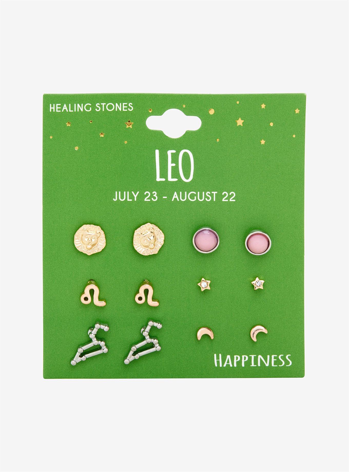 Leo Happiness Earring Set, , alternate