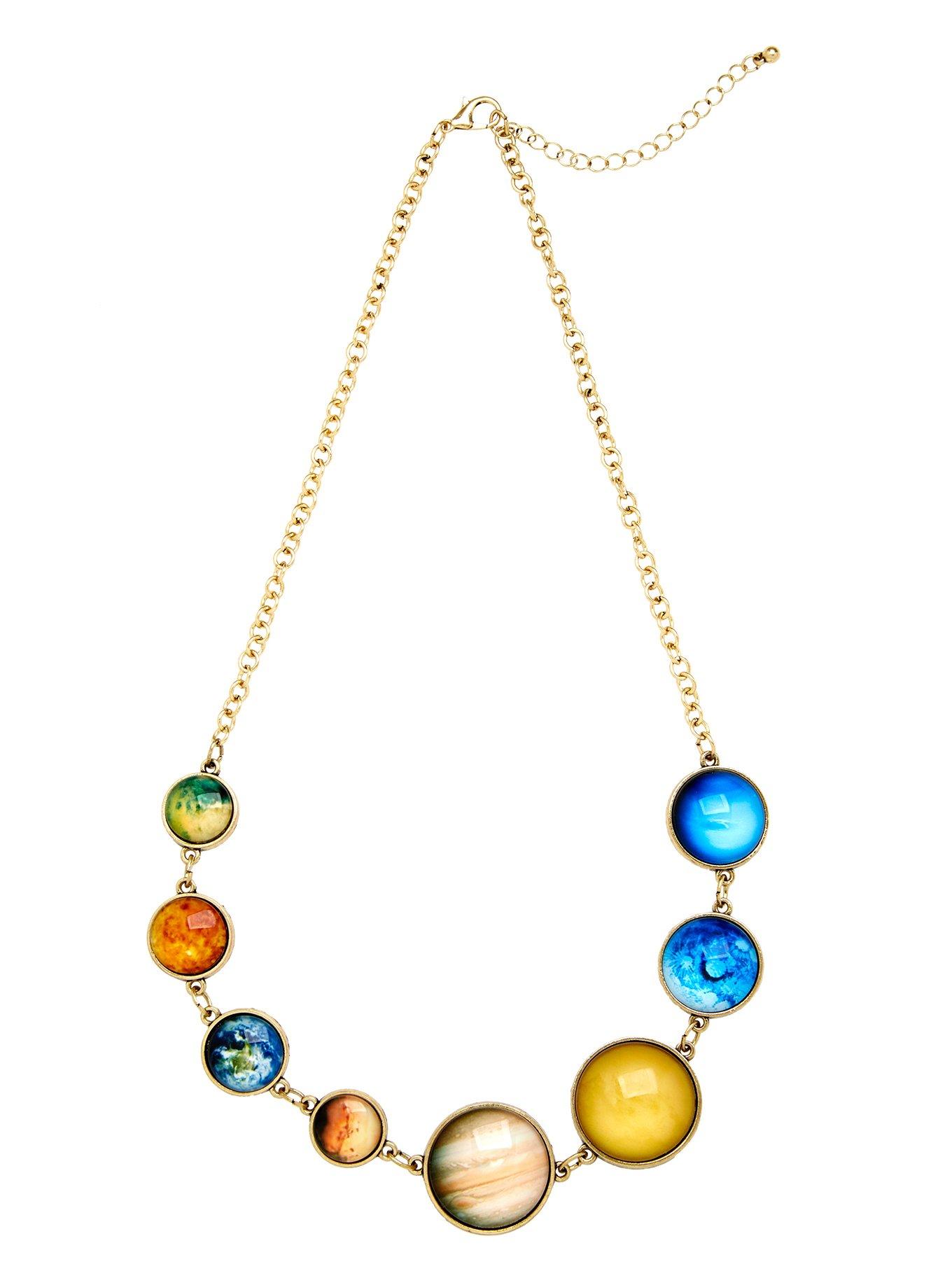 Blackheart Solar System Necklace, , alternate