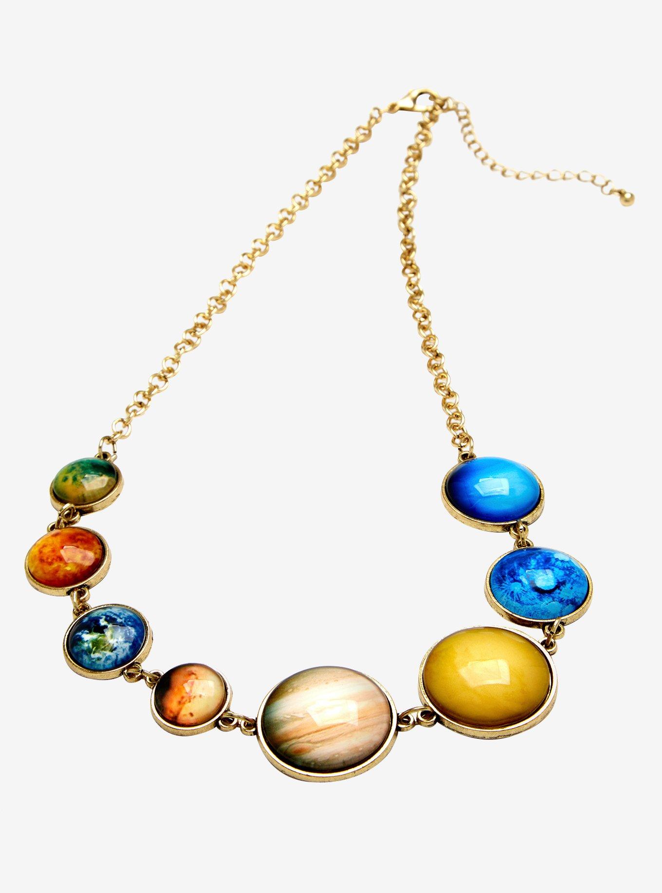 Blackheart Solar System Necklace, , alternate