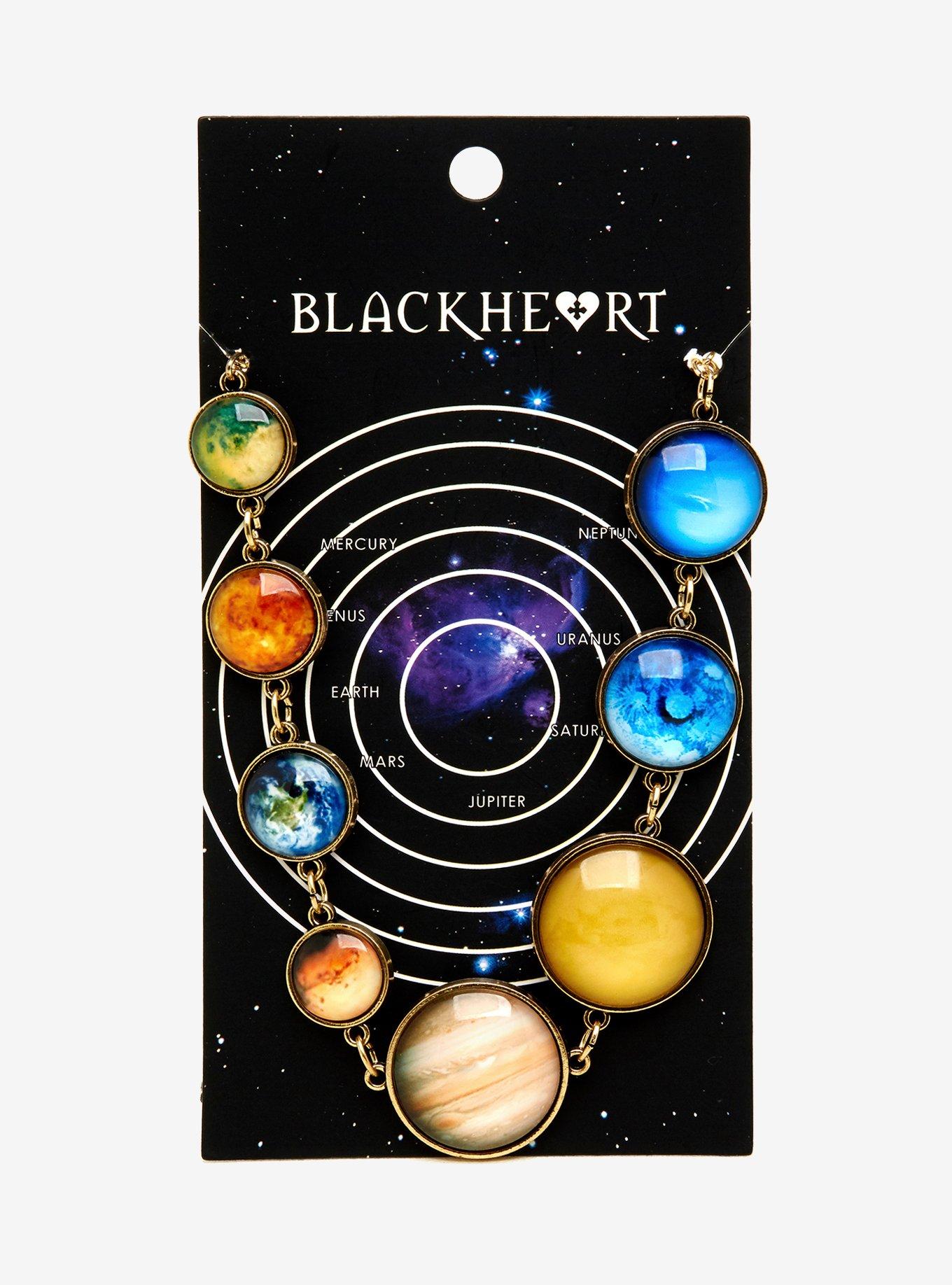 Blackheart Solar System Necklace, , alternate