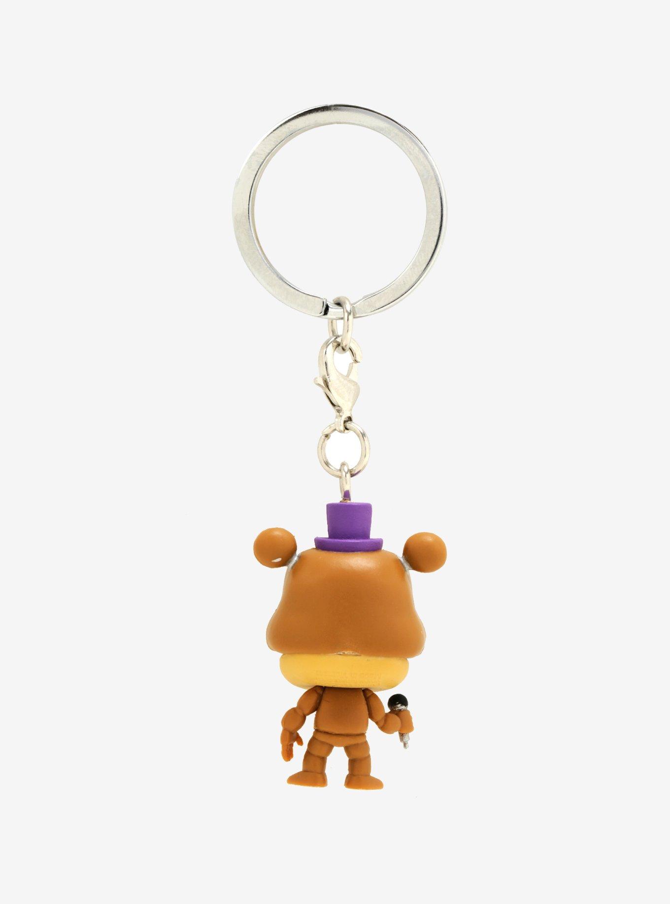Funko Pocket Pop! Freddy Fazbear's Pizzeria Simulator Rockstar Freddy Key Chain, , alternate