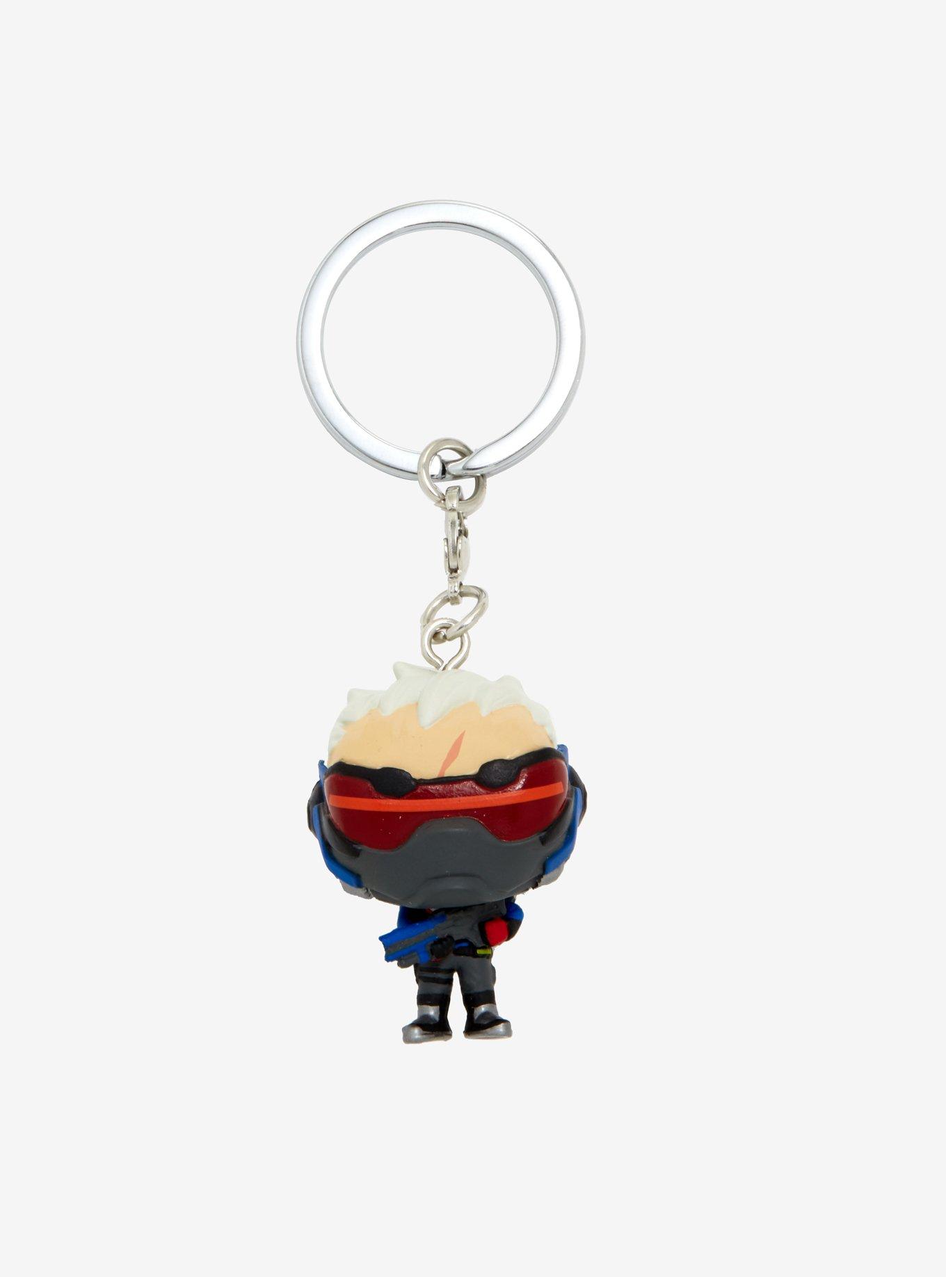 Funko Pocket Pop! Overwatch Soldier: 76 Key Chain, , alternate