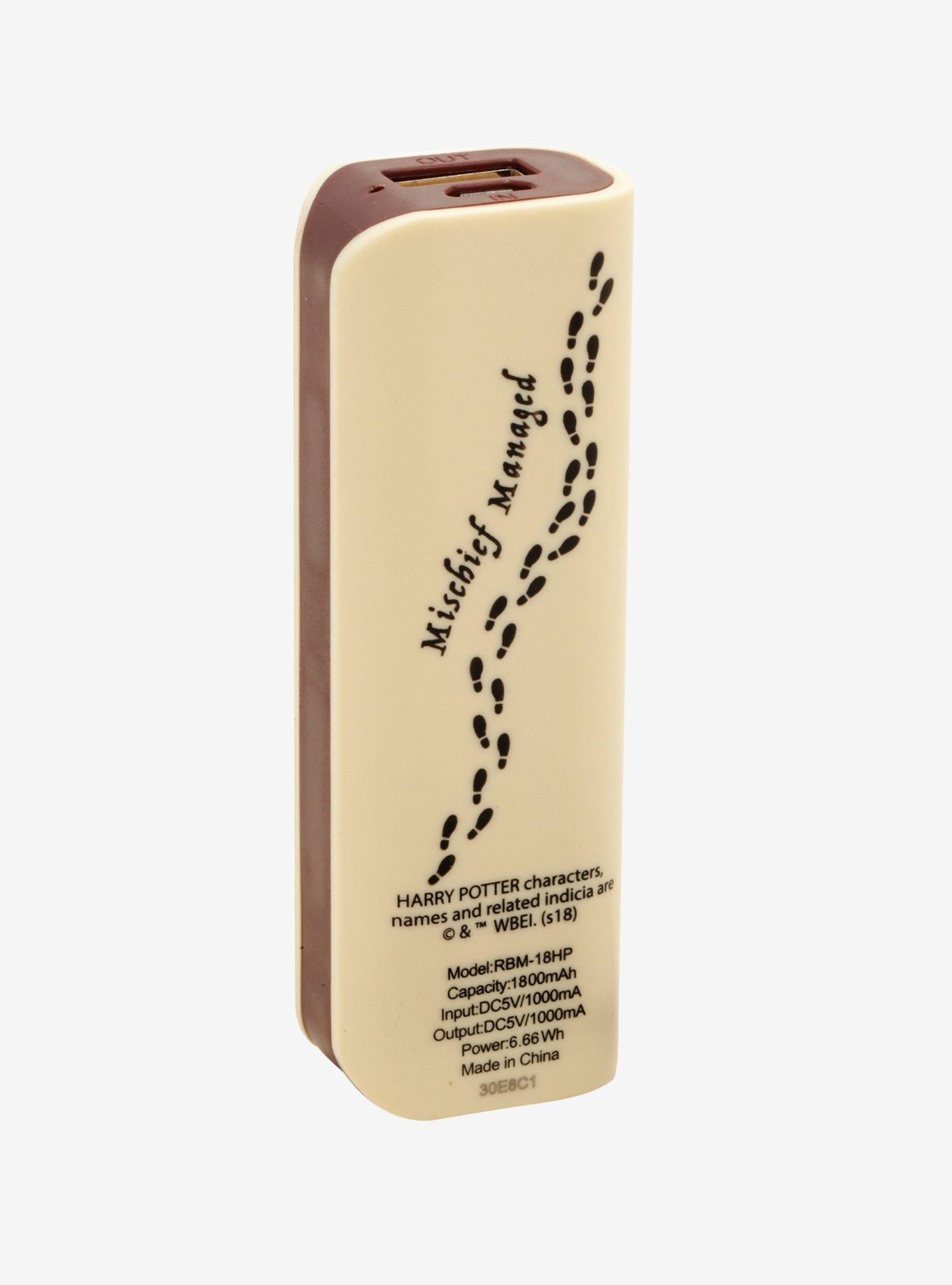 Harry Potter Marauder's Map Rechargeable Power Bank - BoxLunch Exclusive, , alternate