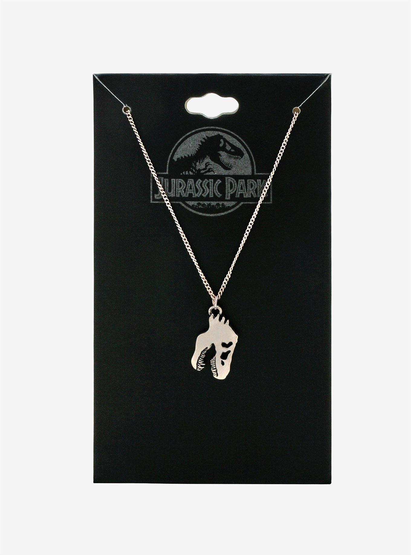 Jurassic Park T-Rex Skull Necklace, , alternate
