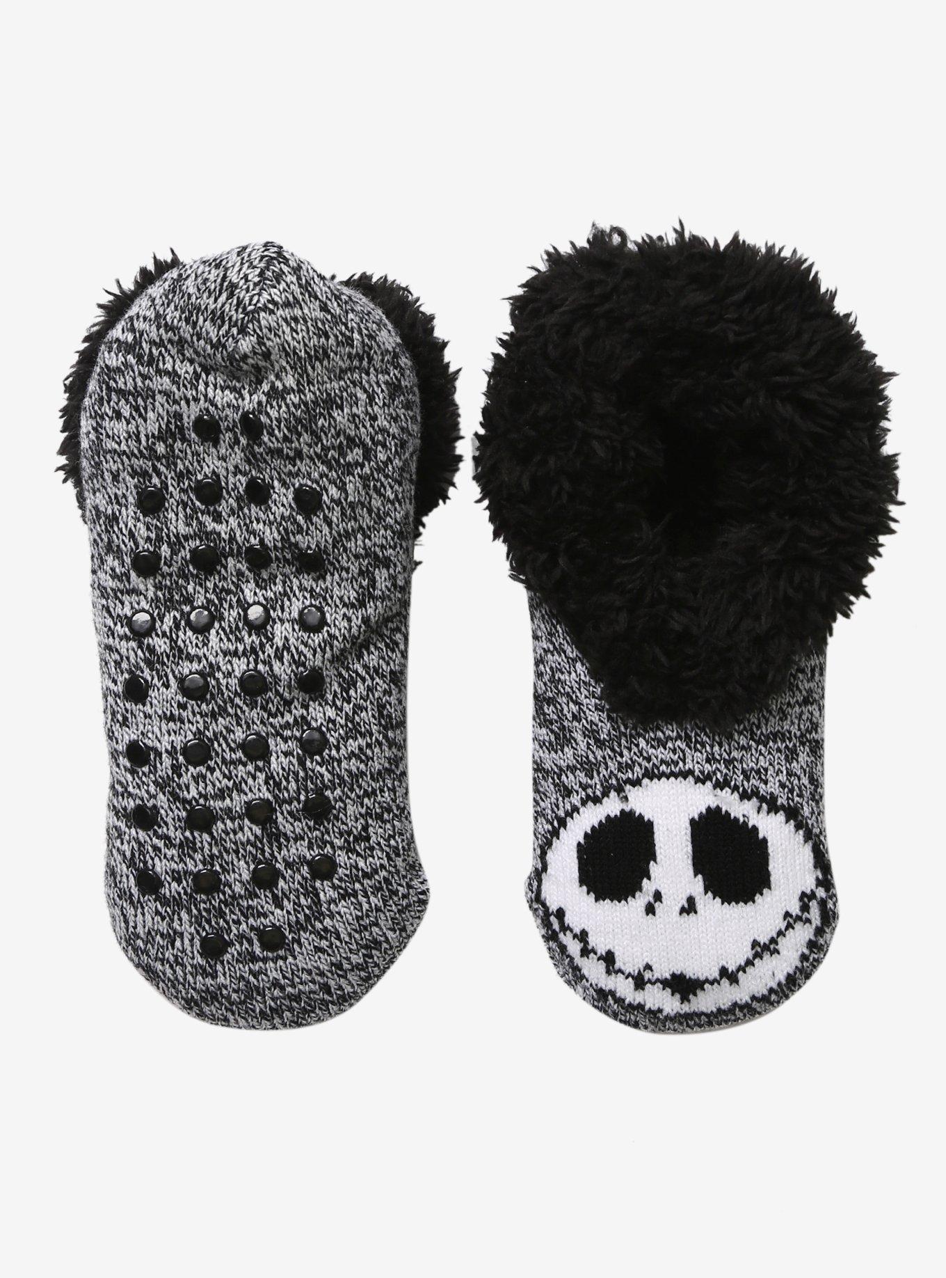 The Nightmare Before Christmas Slip-On Jack Skellington Cozy Slippers, , alternate