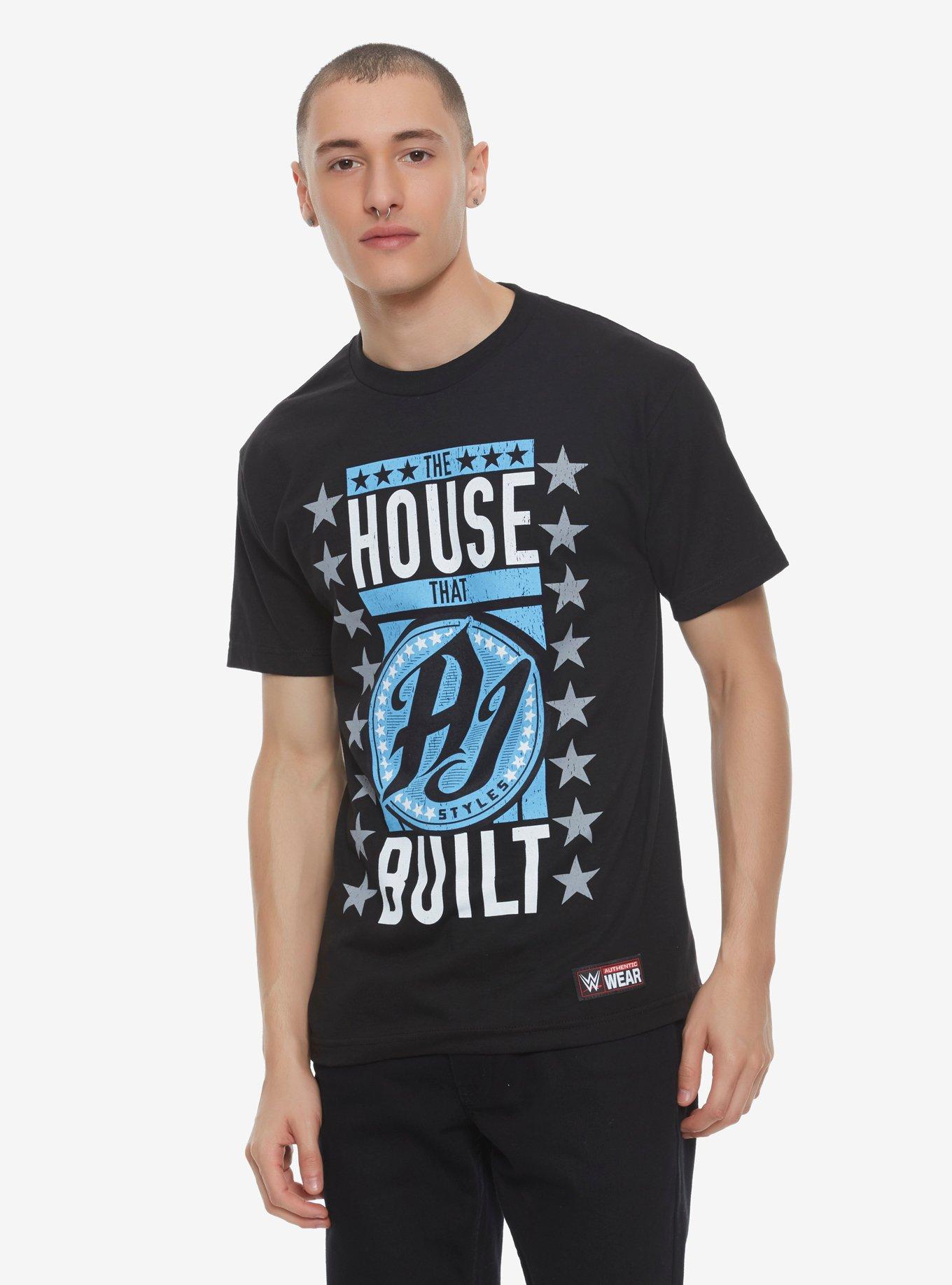 WWE AJ Styles House Built T-Shirt Hot Topic Exclusive, , alternate