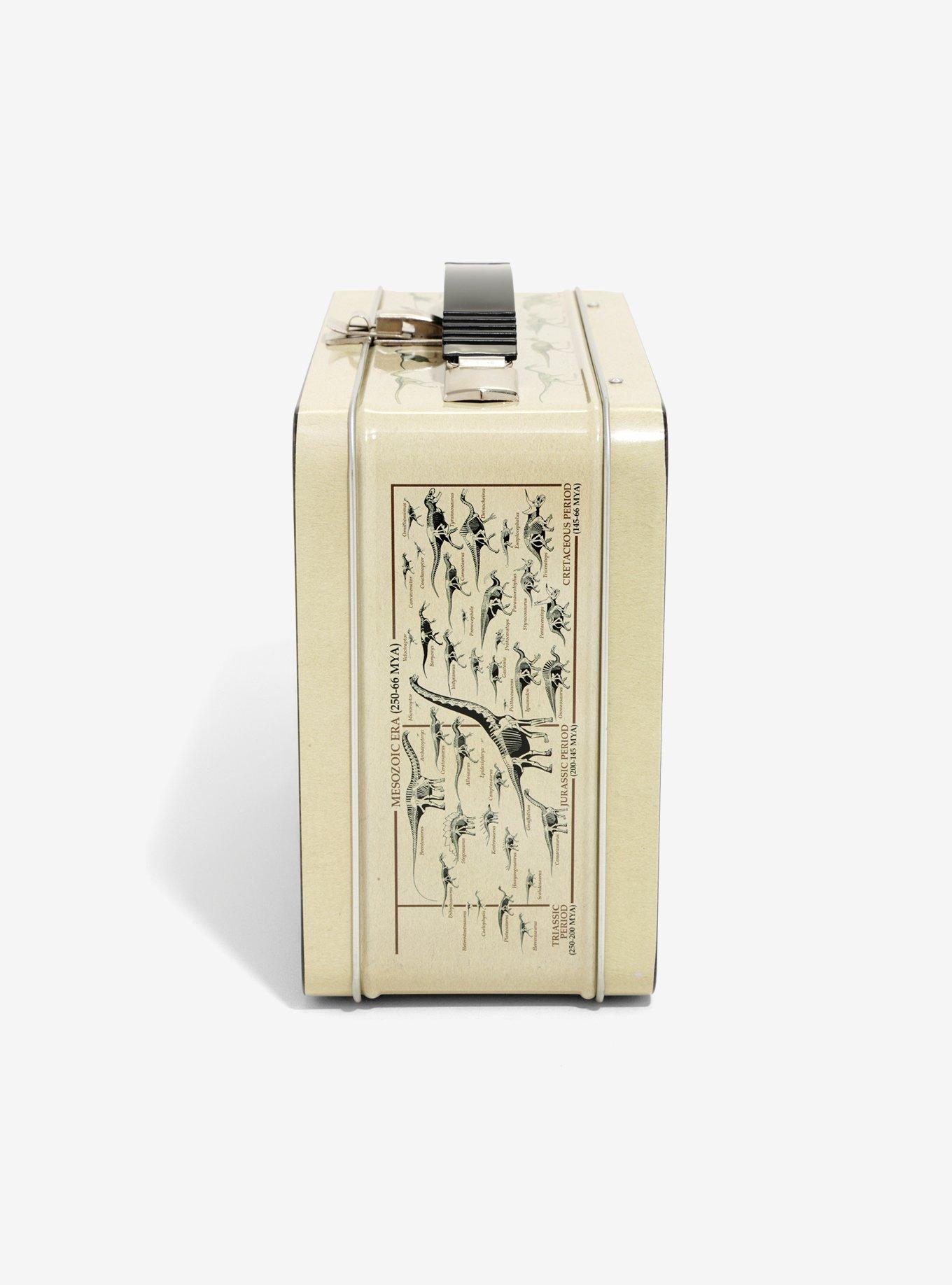 Dinosaur Embossed Metal Lunch Box, , alternate