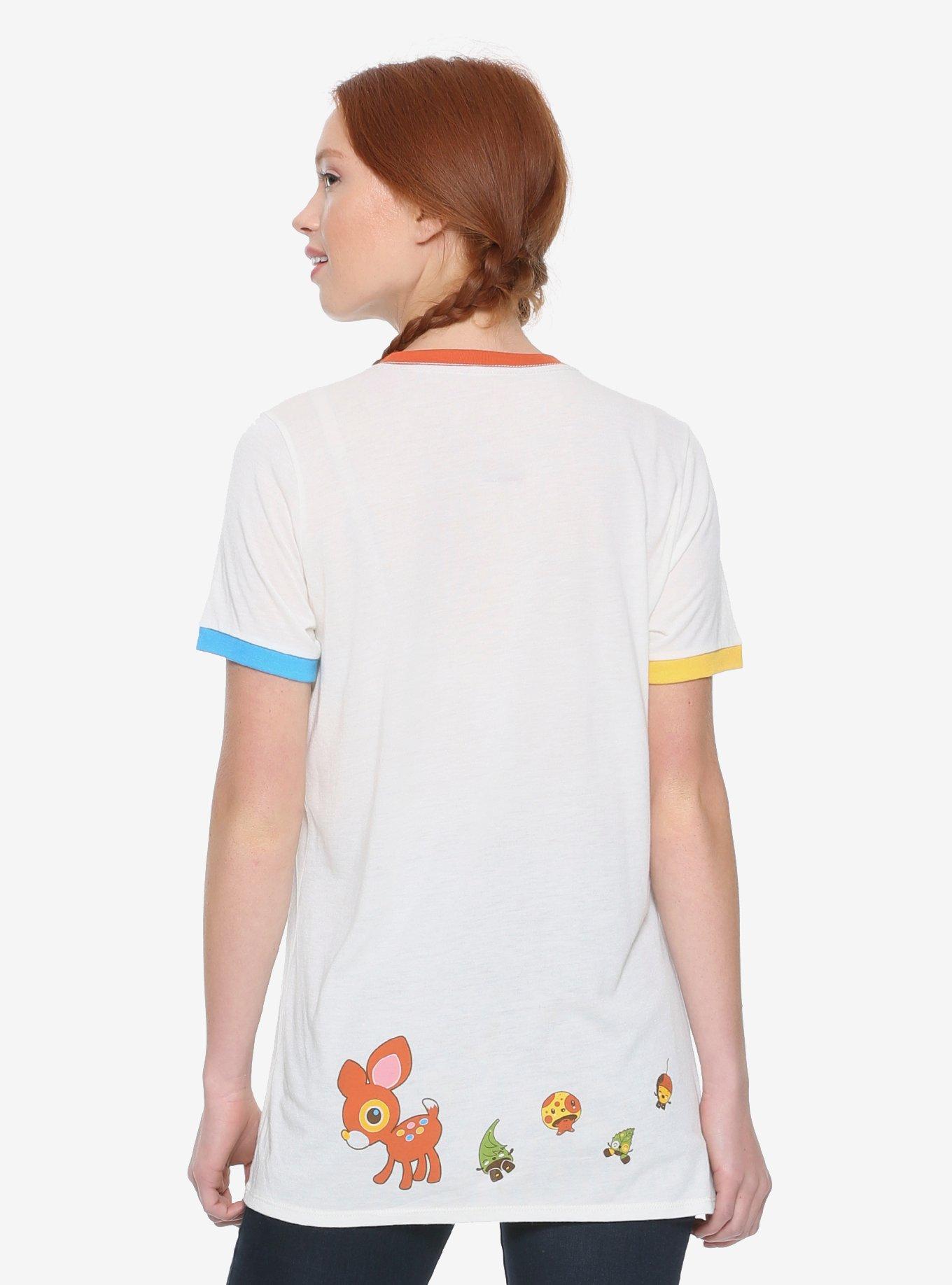 Sanrio x 64 Colors Deery-Lou Womens Ringer Tee - BoxLunch Exclusive, , alternate