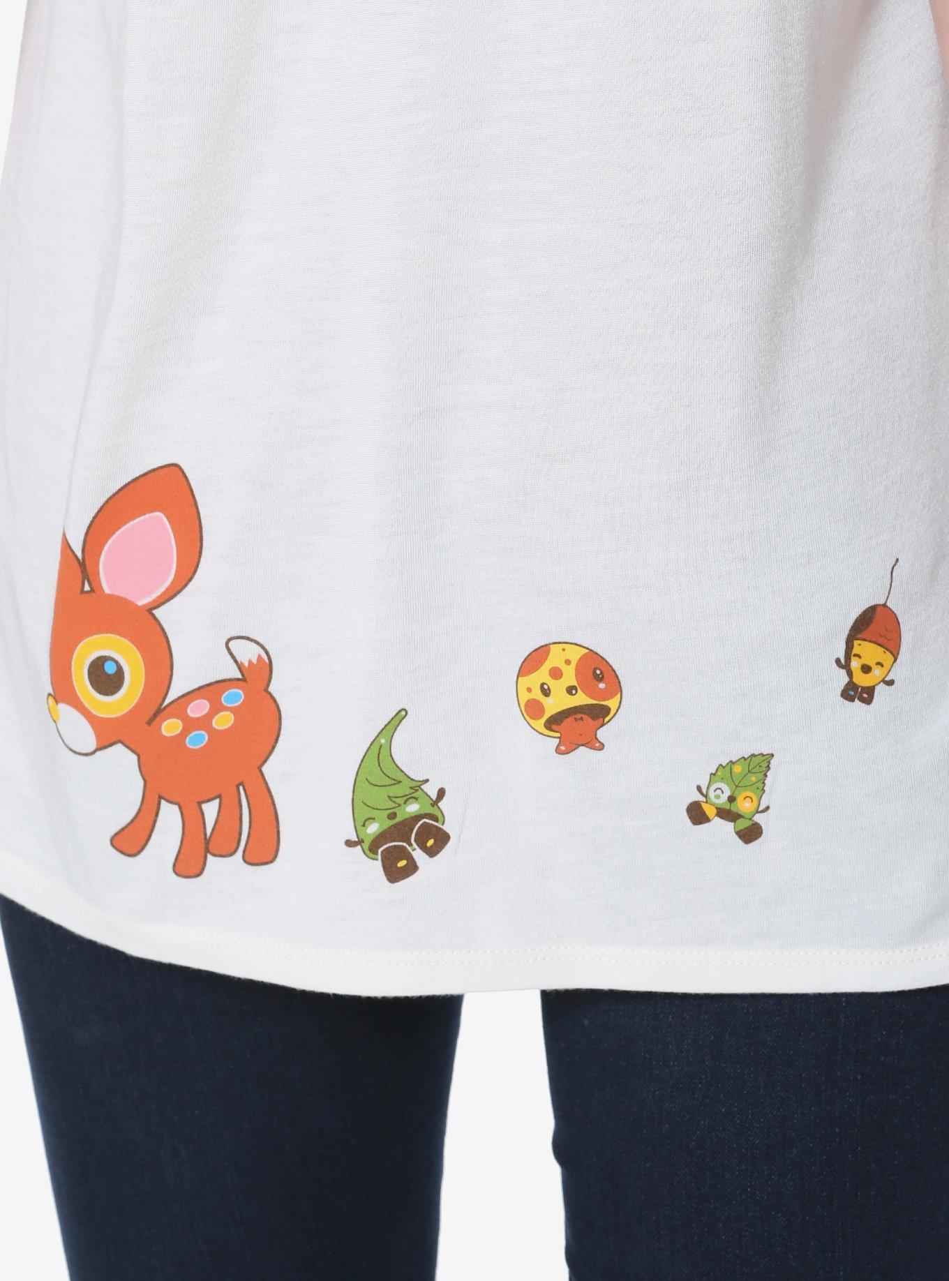 Sanrio x 64 Colors Deery-Lou Womens Ringer Tee - BoxLunch Exclusive, , alternate