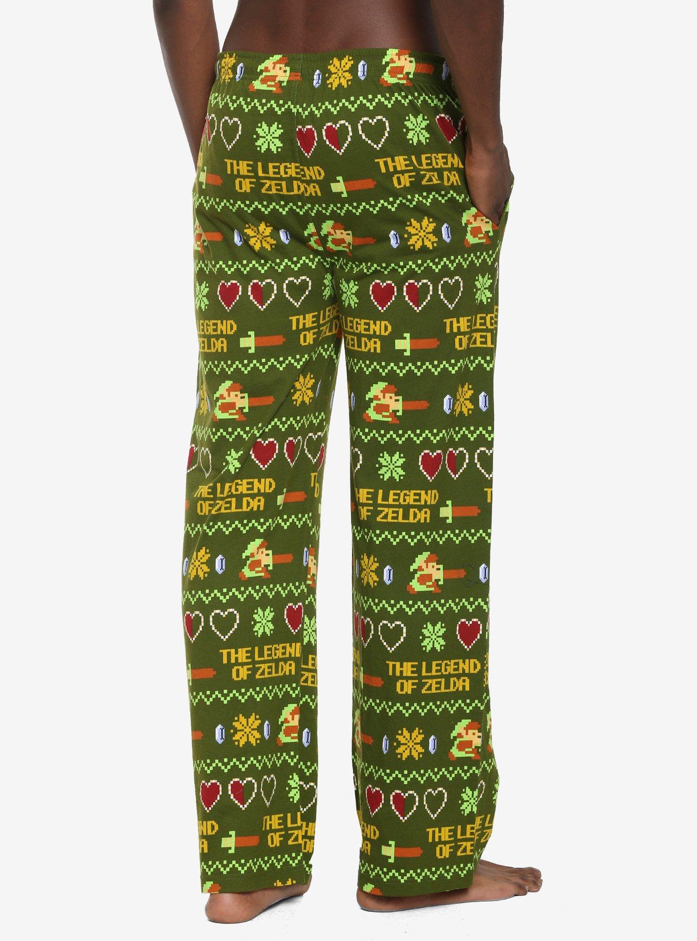 Nintendo The Legend Of Zelda Gold Cartridge Sleep Pants Gift Set - BoxLunch Exclusive, , alternate