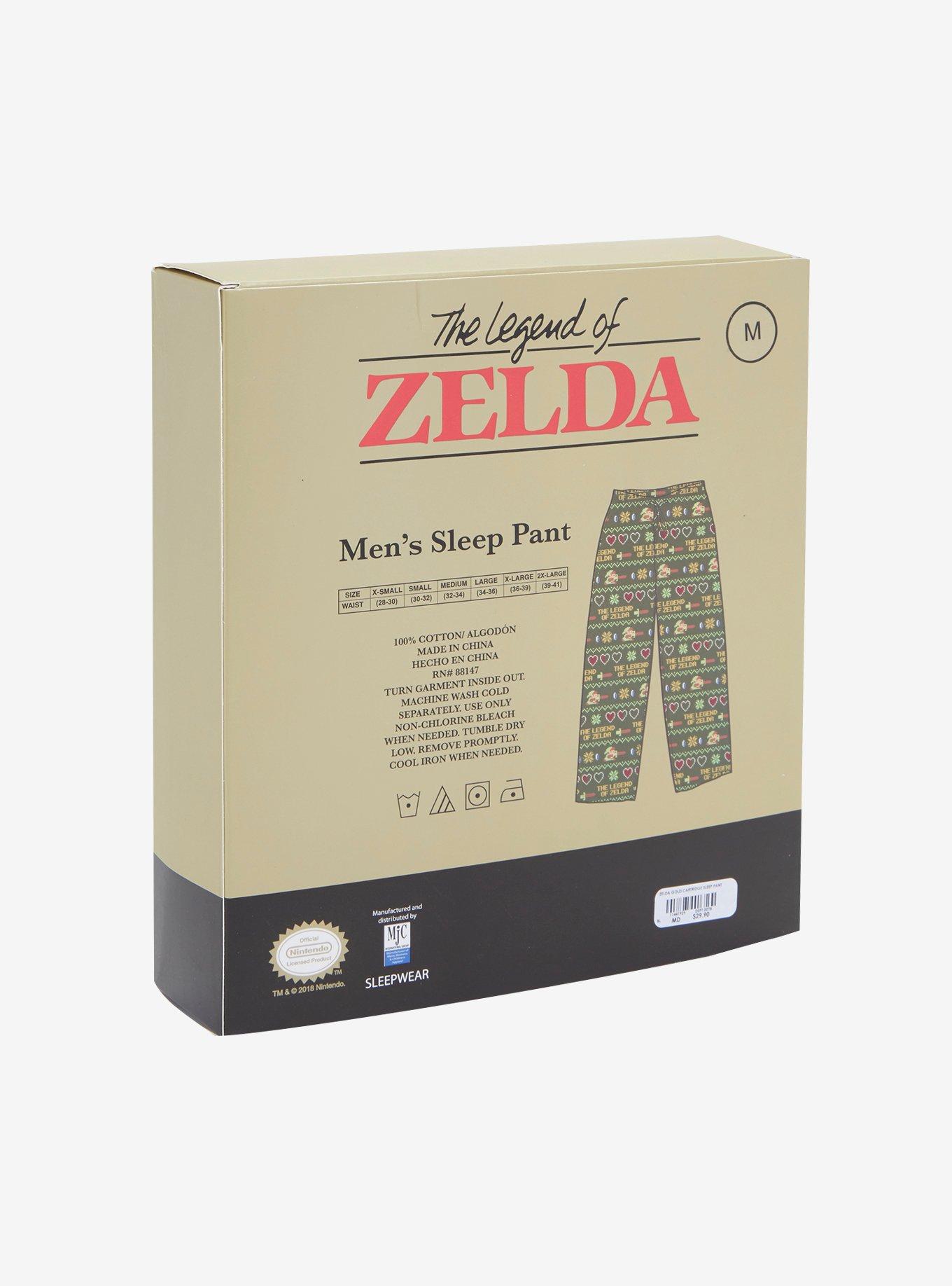 Nintendo The Legend Of Zelda Gold Cartridge Sleep Pants Gift Set - BoxLunch Exclusive, , alternate