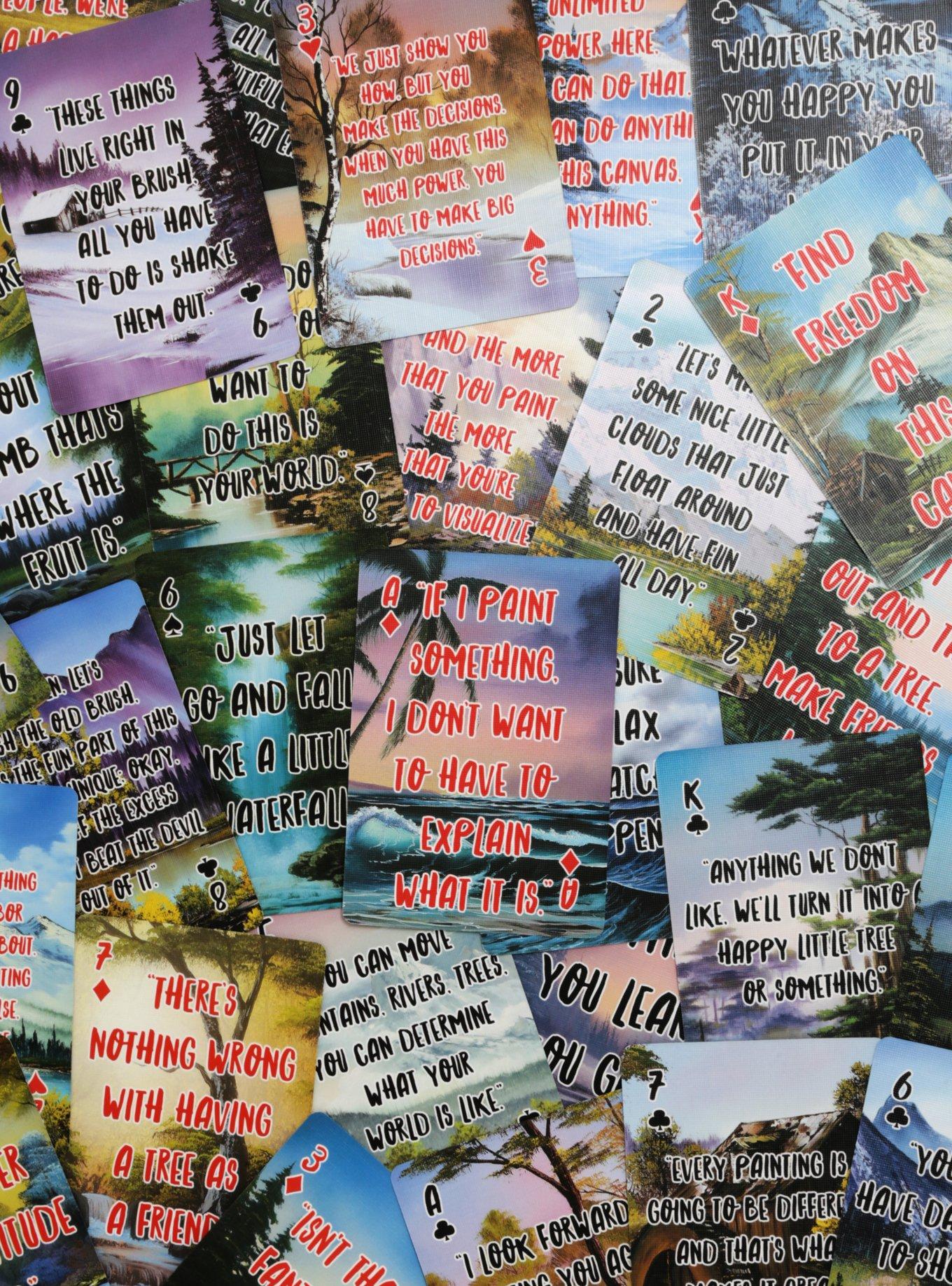 Bob Ross Playing Cards - BoxLunch Exclusive, , alternate