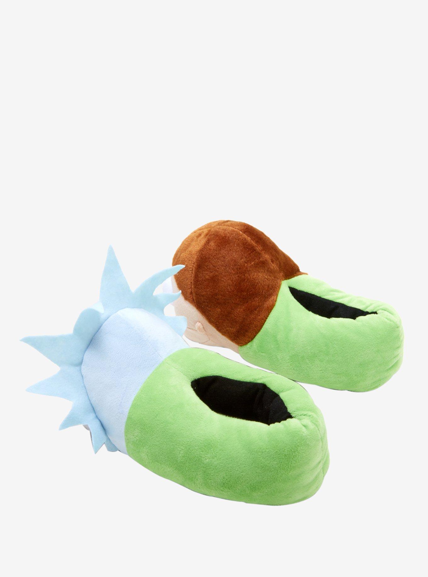 Rick And Morty Plush Slippers, MULTI, alternate