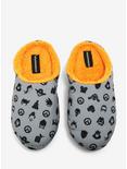 Overwatch Player Icons Slippers, BLACK, alternate