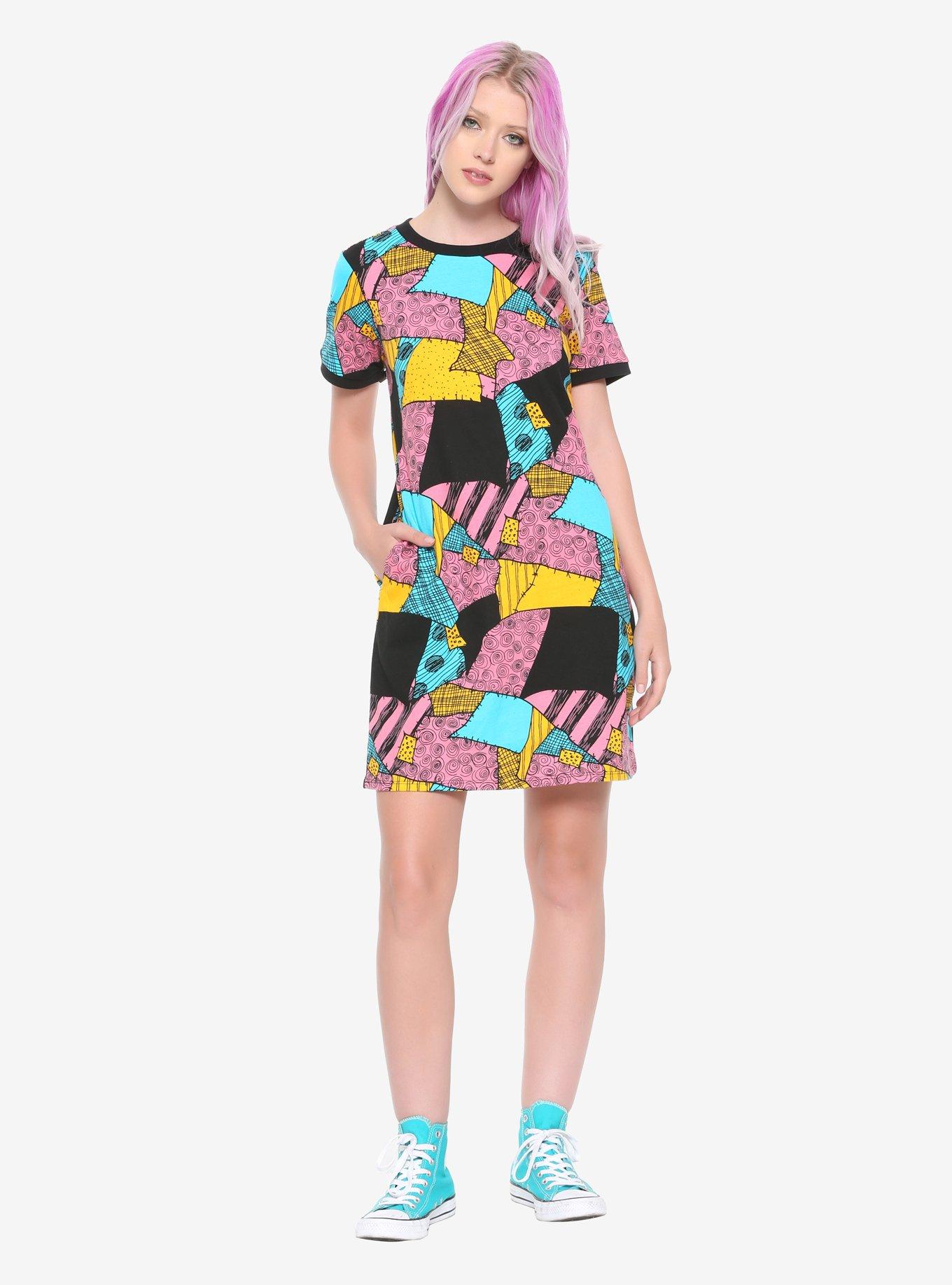 The Nightmare Before Christmas Sally Cosplay Dress, MULTICOLOR, alternate
