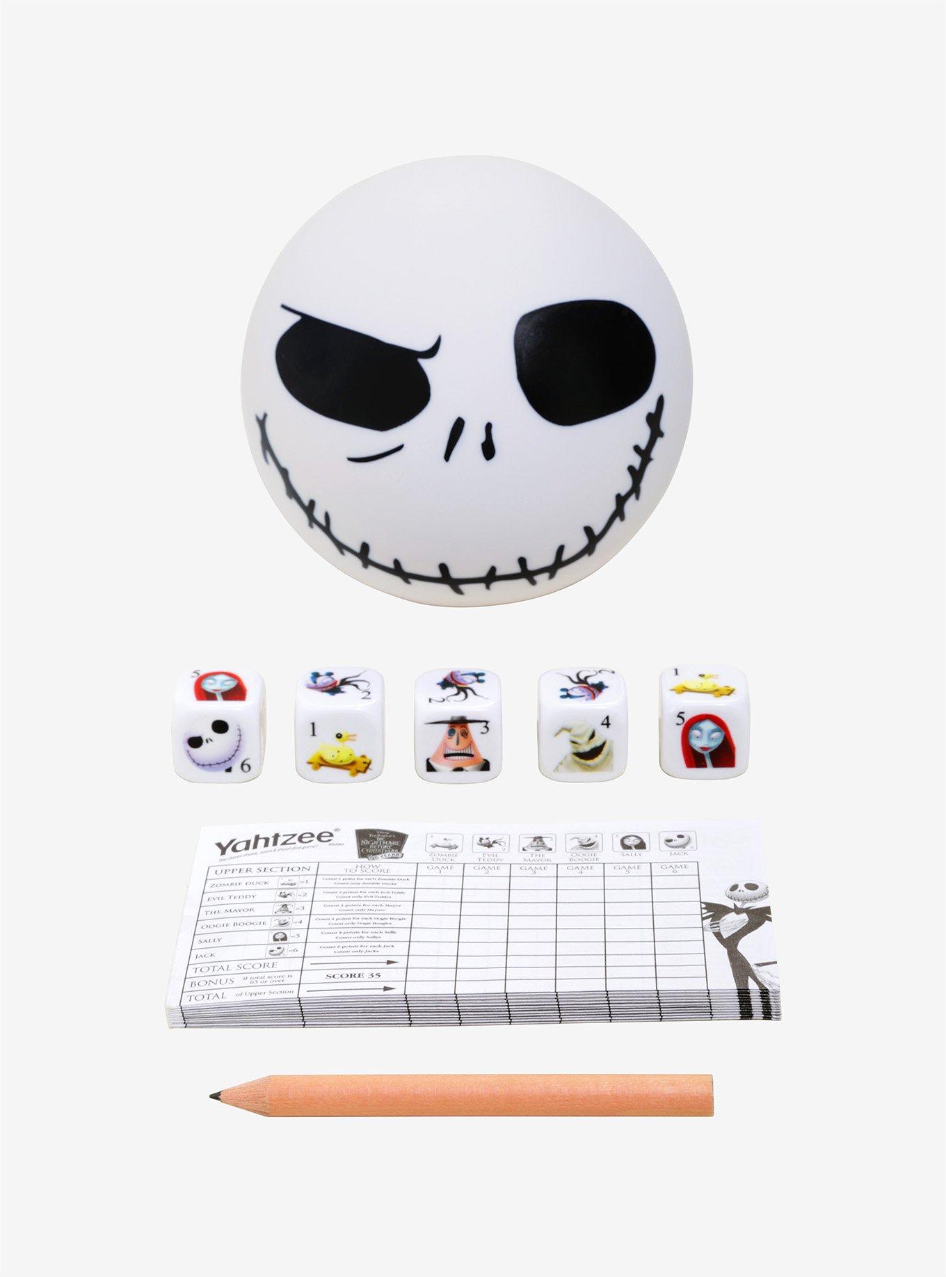 The Nightmare Before Christmas 25th Anniversary Edition Yahtzee Game, , alternate