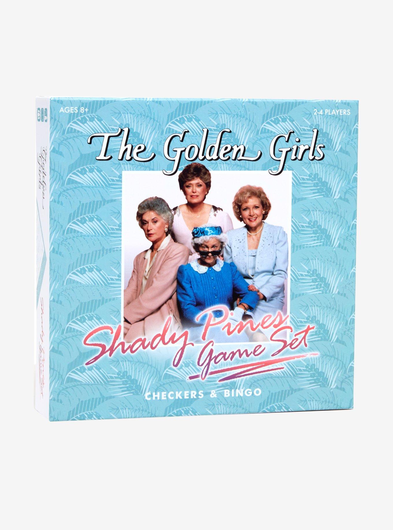 Golden Girls Shady Pines Checkers & Bingo Board Game Set, , alternate