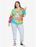 Disney Alice In Wonderland Curiouser & Curiouser Tie Dye Girls Sweatshirt Plus Size, TIE DYE, alternate