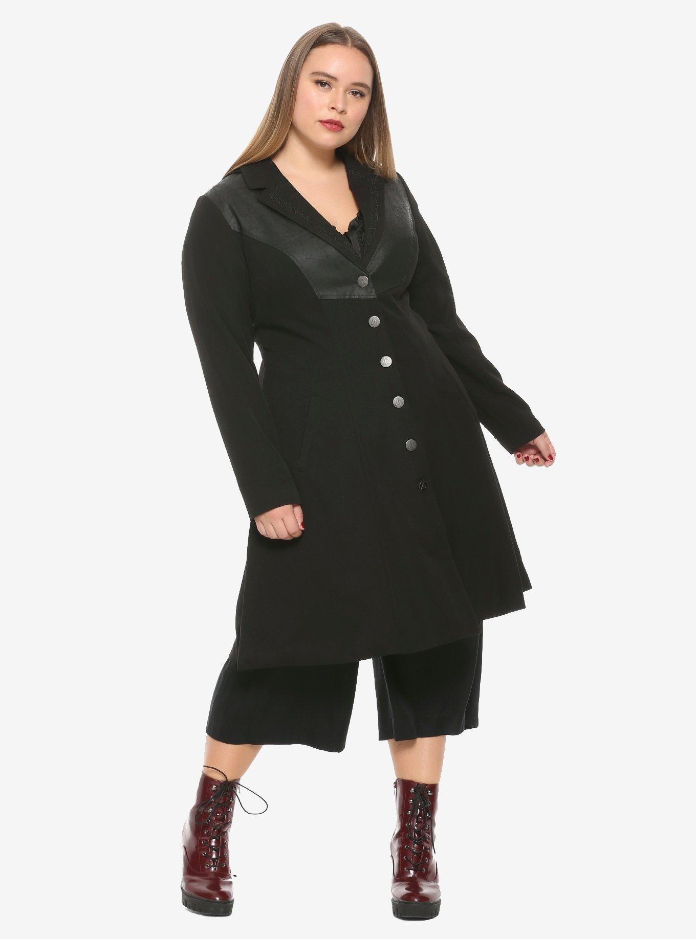 Harry Potter Deathly Hallows Girls Coat Plus Size, , alternate