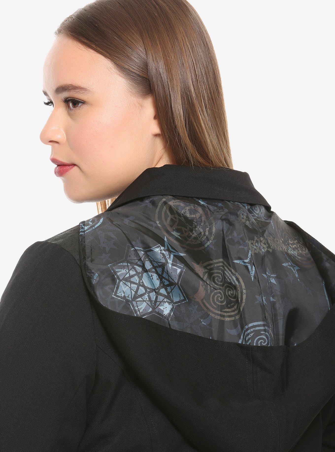 Harry Potter Deathly Hallows Girls Coat Plus Size, , alternate