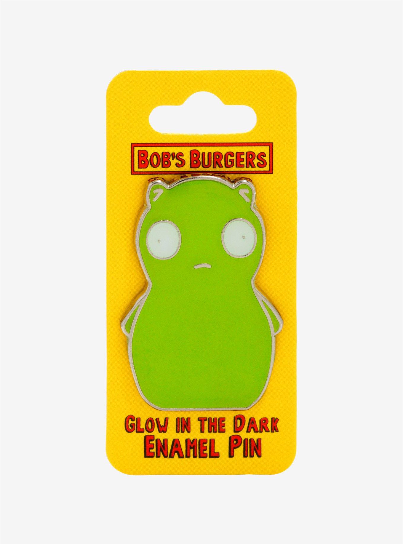 Bob's Burgers Kuchi Kopi Glow Enamel Pin, , alternate