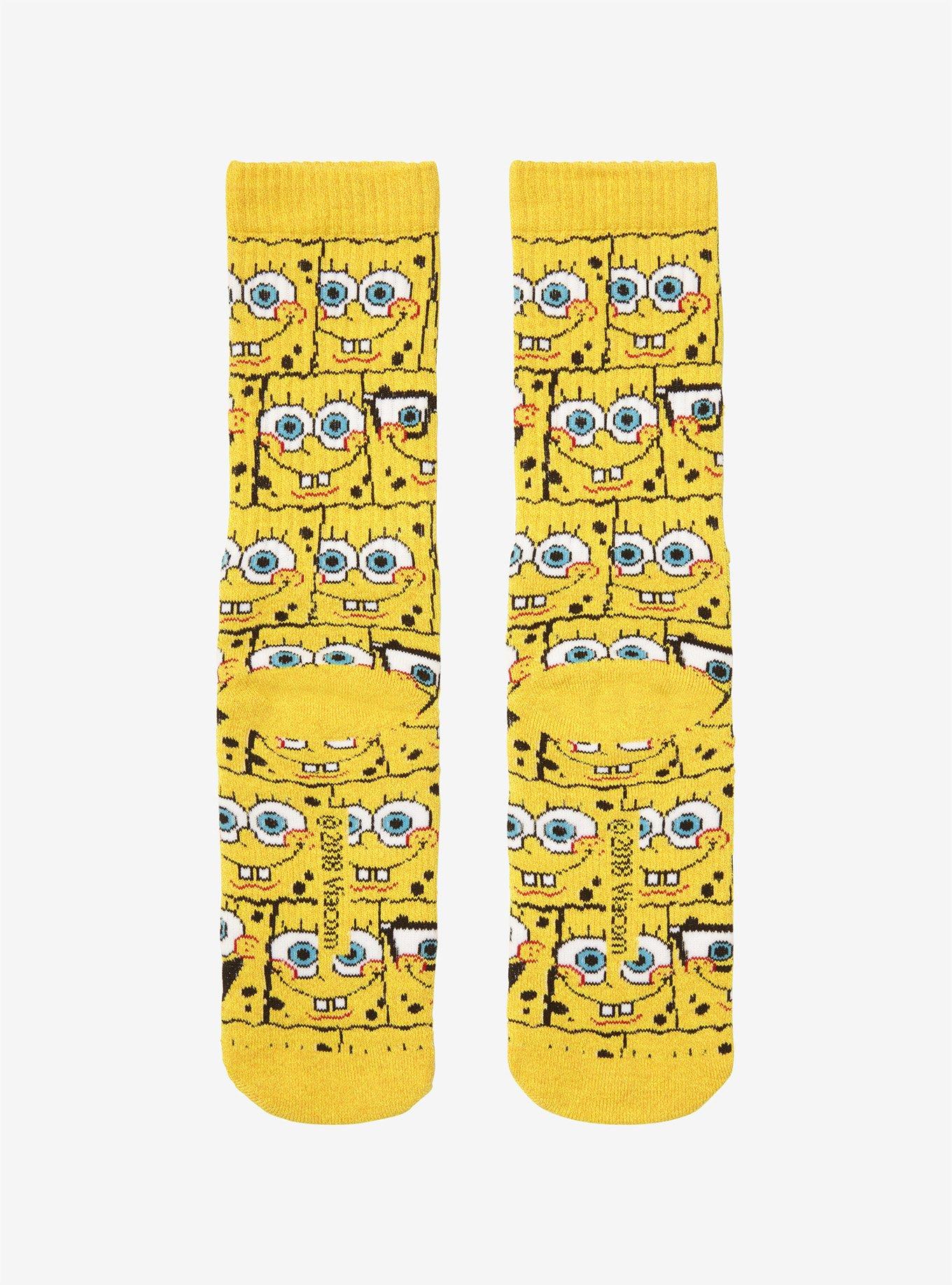 SpongeBob SquarePants Expressions Crew Socks, , alternate