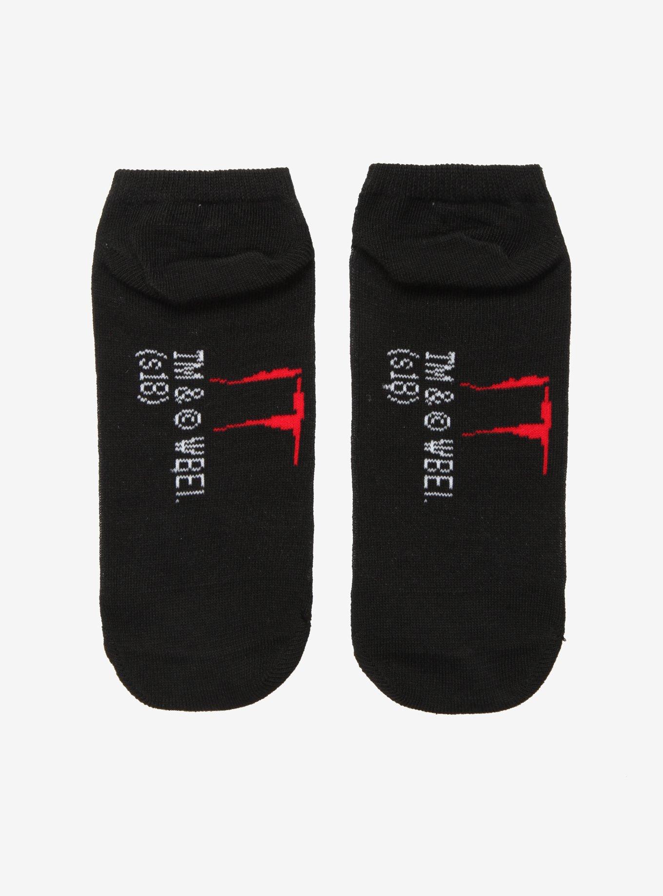 IT Pennywise The Losers Club No-Show Socks, , alternate