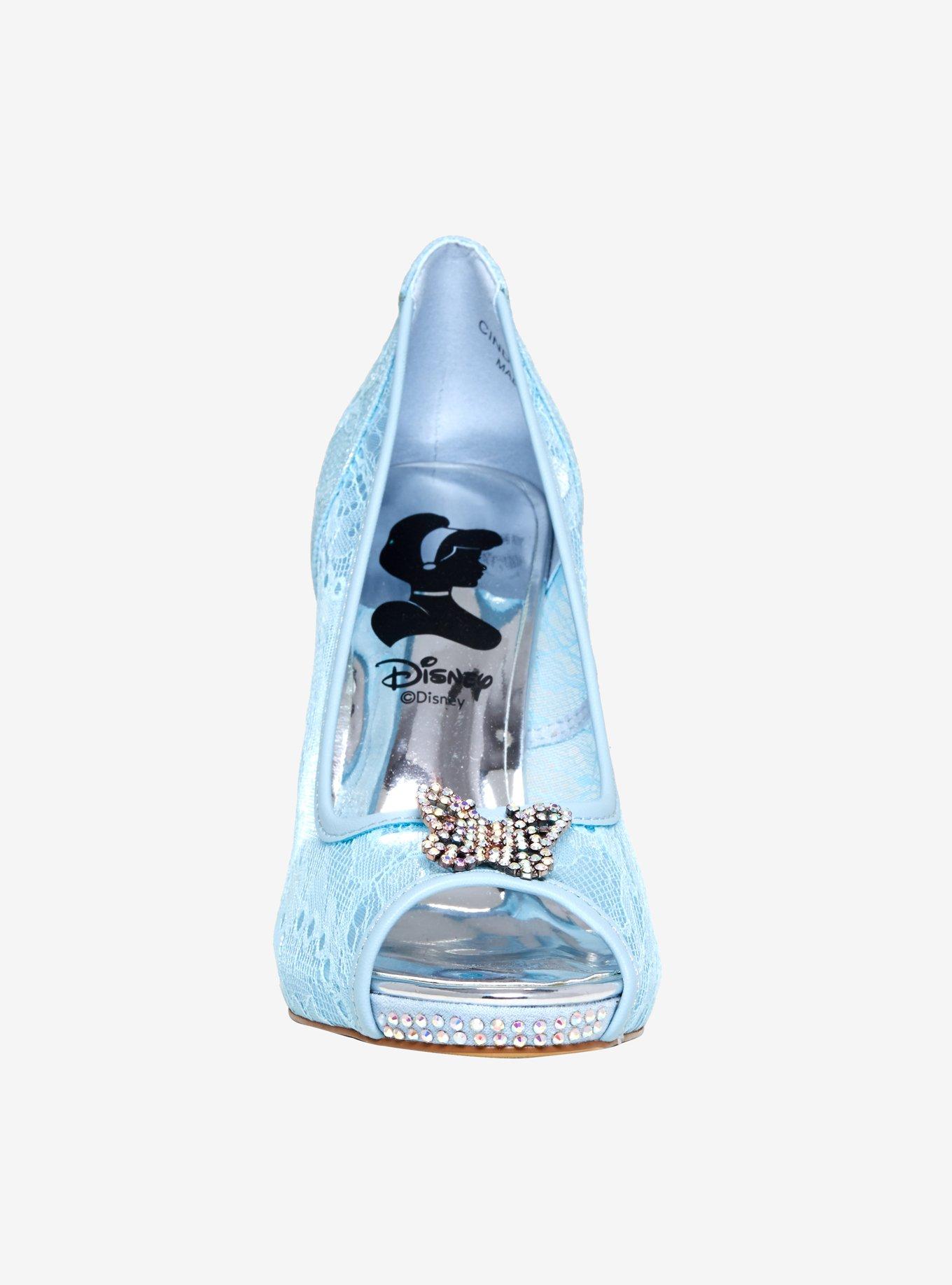 Disney Cinderella Lace Slipper Heels, MULTI, alternate