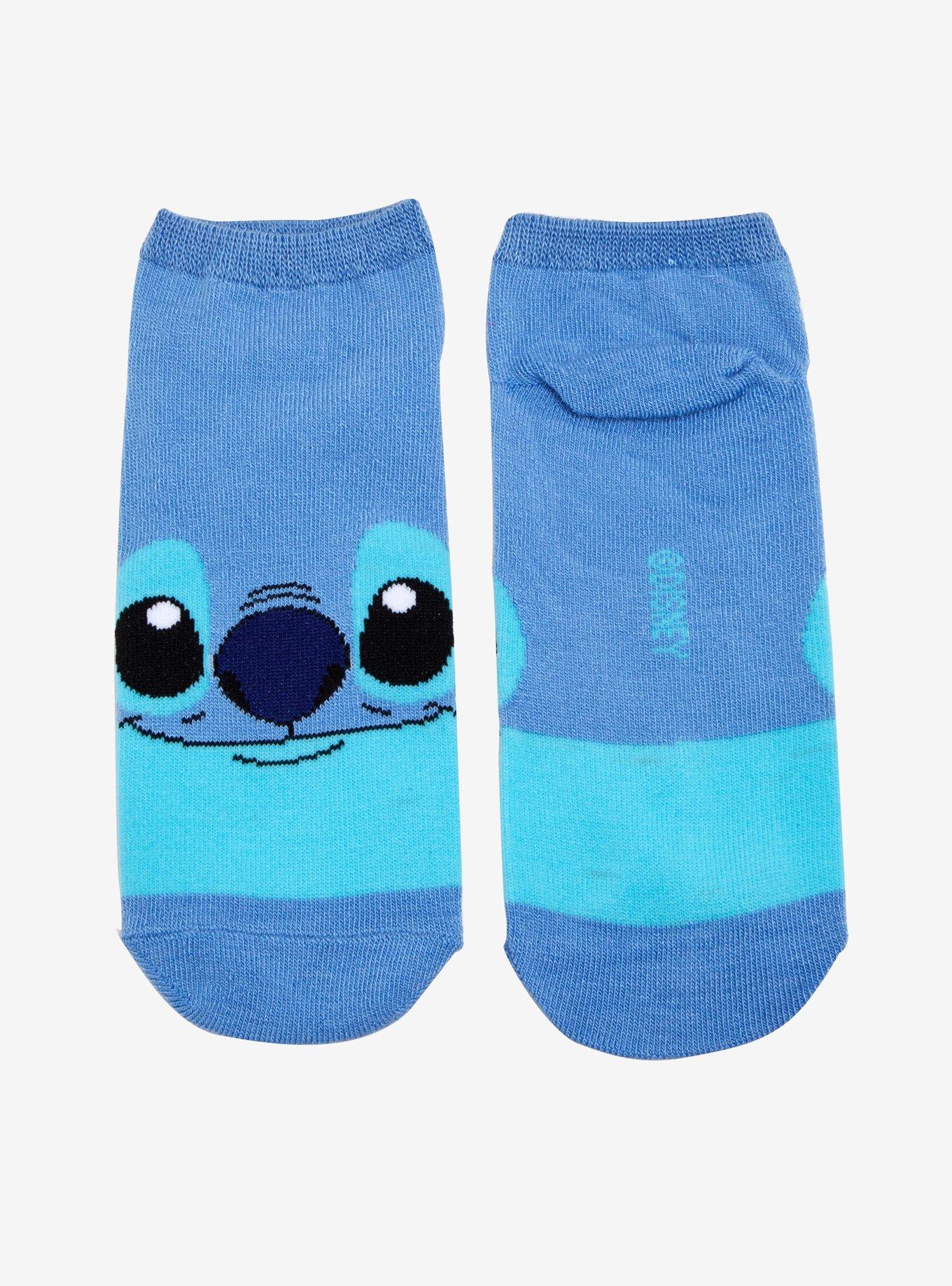 Disney Lilo & Stitch Big Face No-Show Socks, , alternate